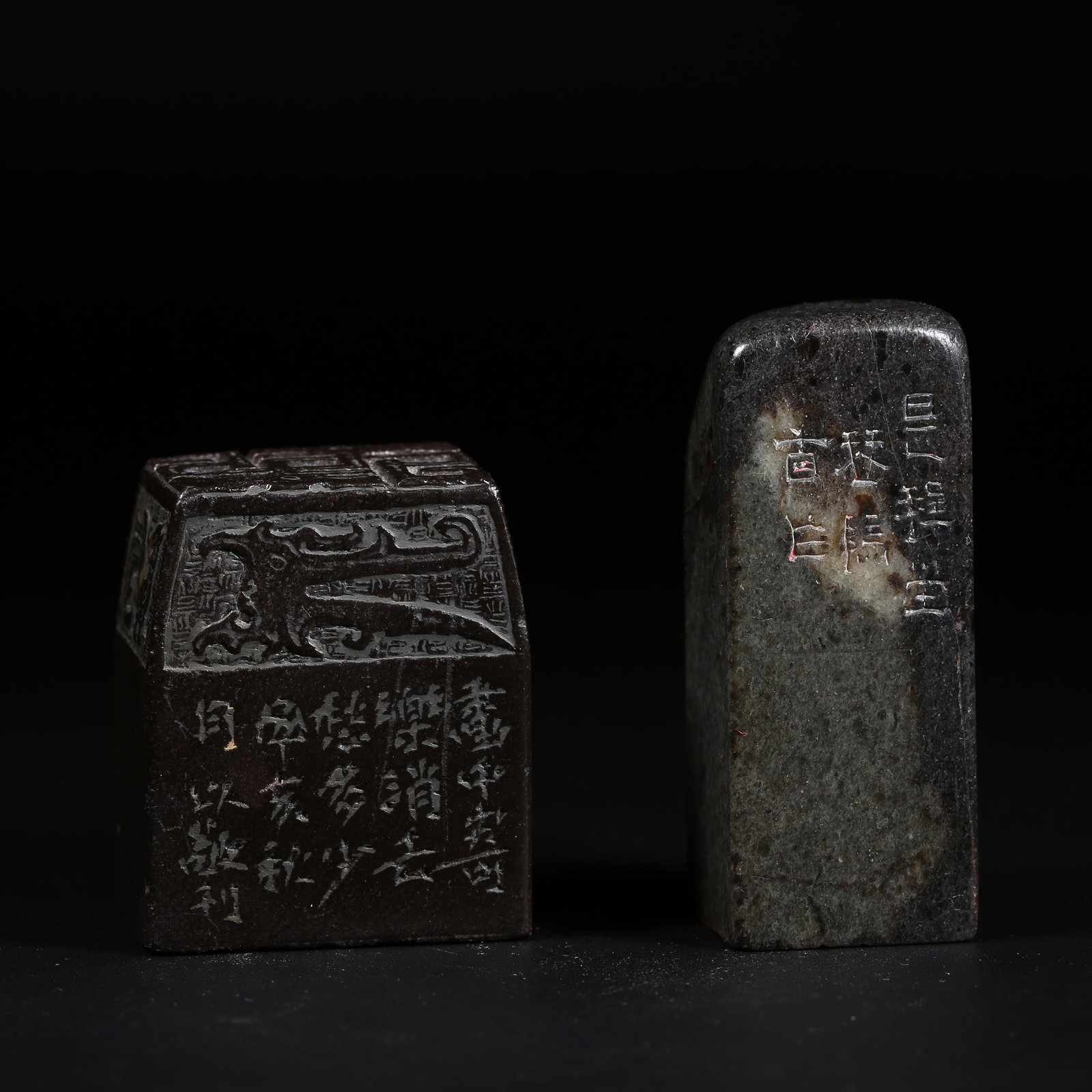A SET OF SHOUSHAN STONE SEALS (1 of 11)