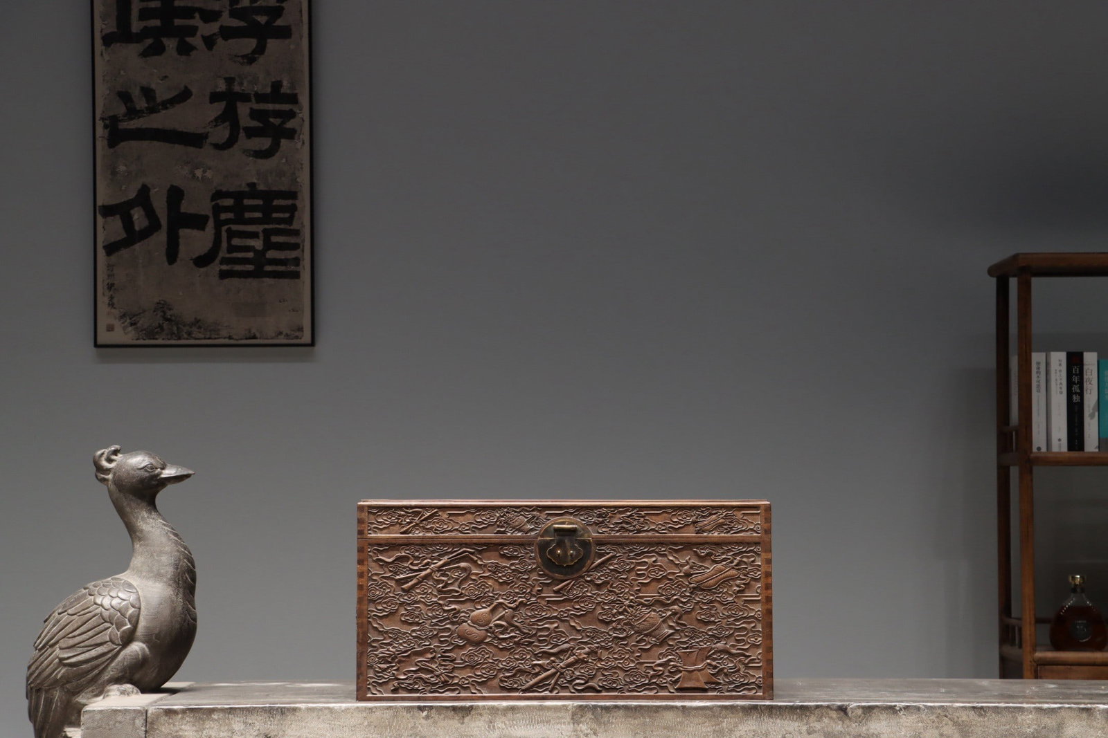 A HUANGHUALI LARGE OFFICIAL'S CHEST (1 of 8)