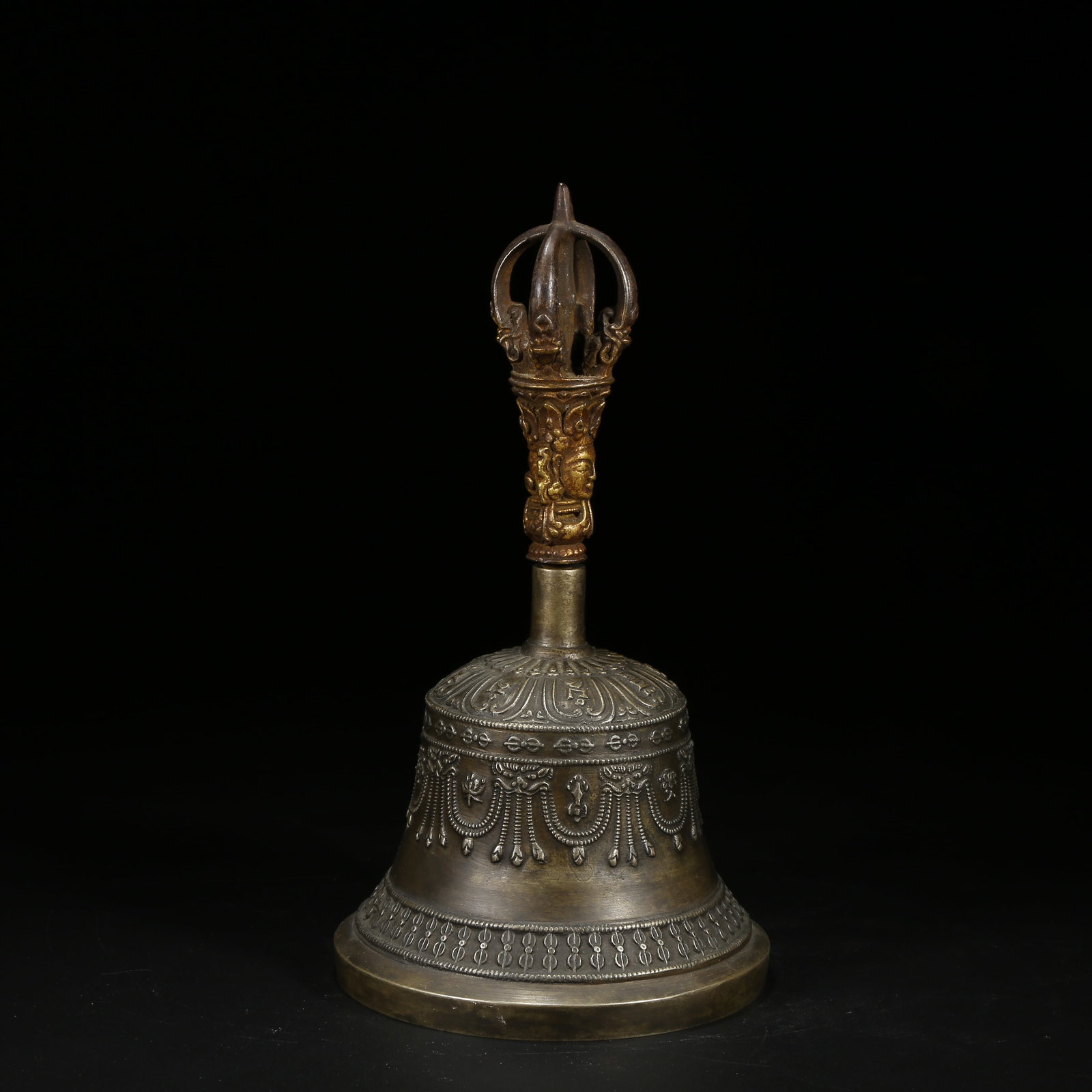 A BRONZE VAJRA BELL (1 of 9)