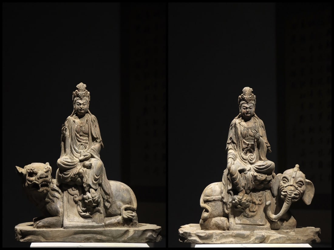 A MANJUSRI AND SAMANTABHADRA (1 of 8)