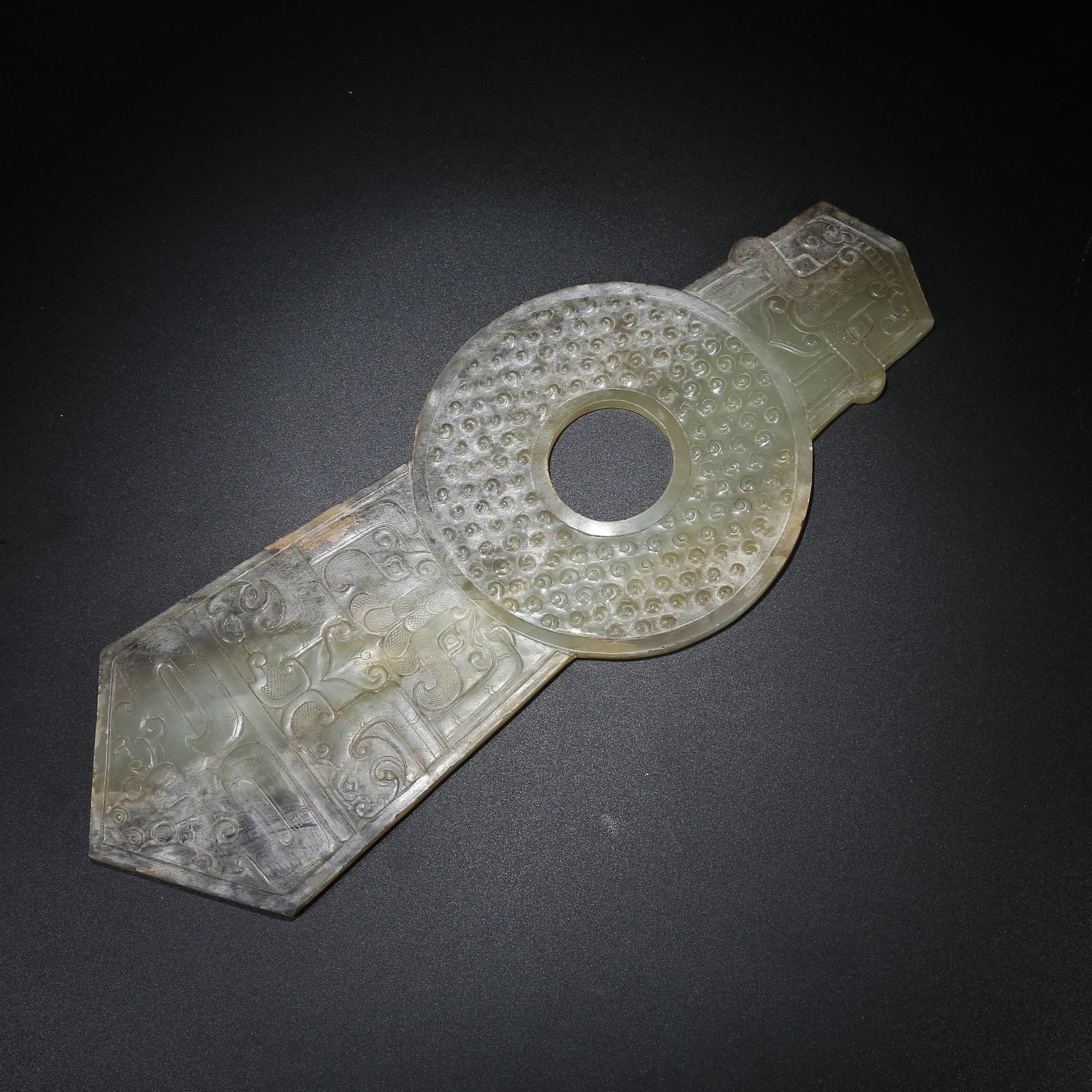 A ANCIENT JADE GUI BI (RITUAL TABLET AND BI DISK) (1 of 8)