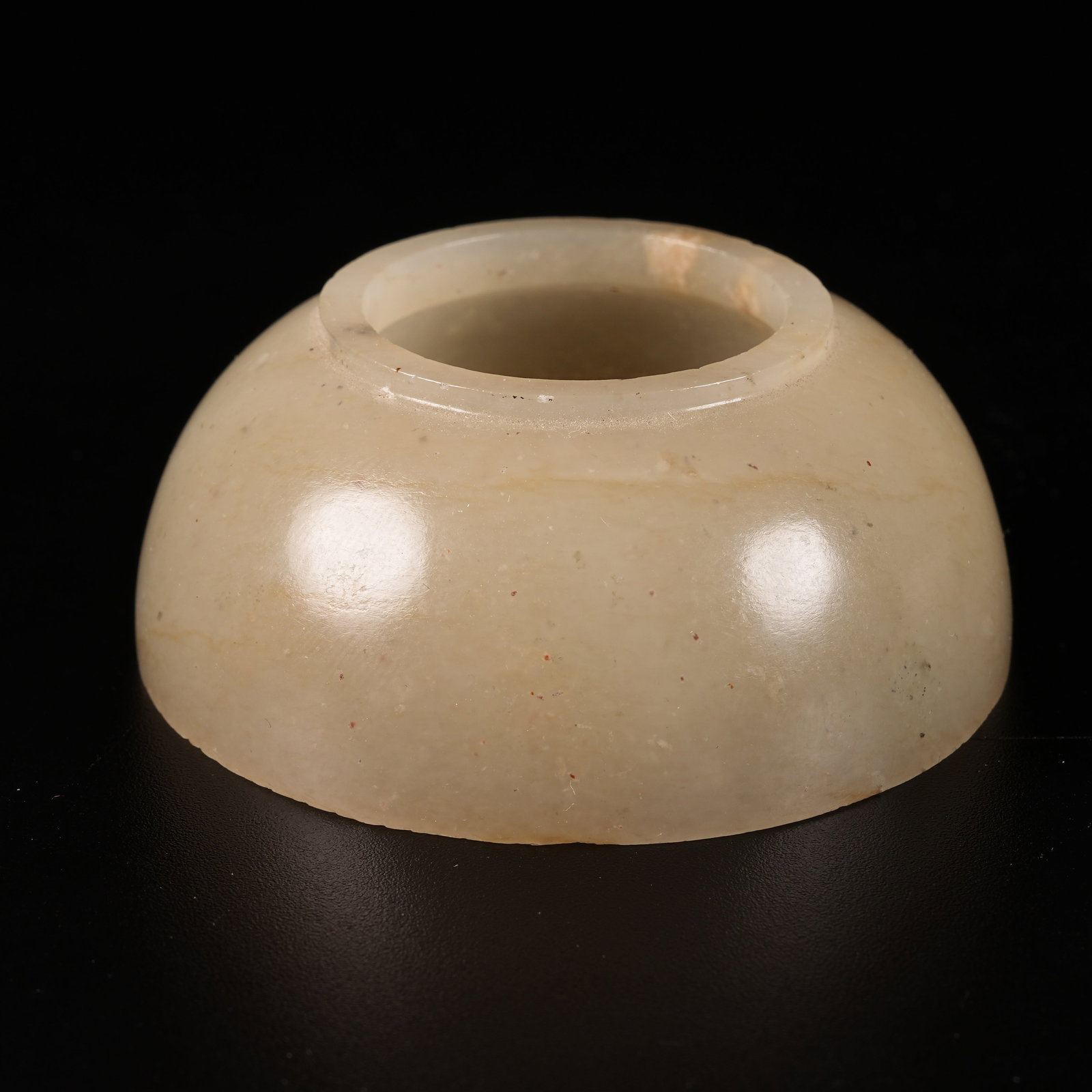 A HETIAN JADE WATER CONTAINER: Hetian Jade Water Container