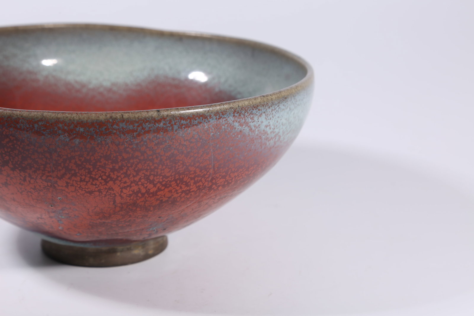 A JUN WARE LARGE BOWL - 6
