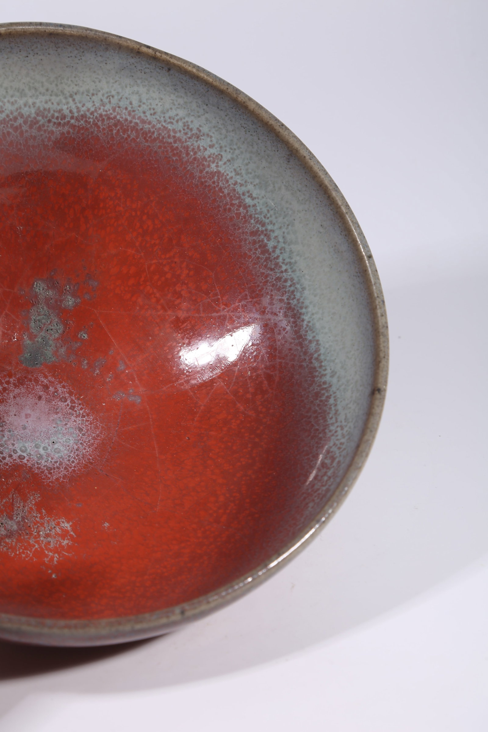 A JUN WARE LARGE BOWL - 7