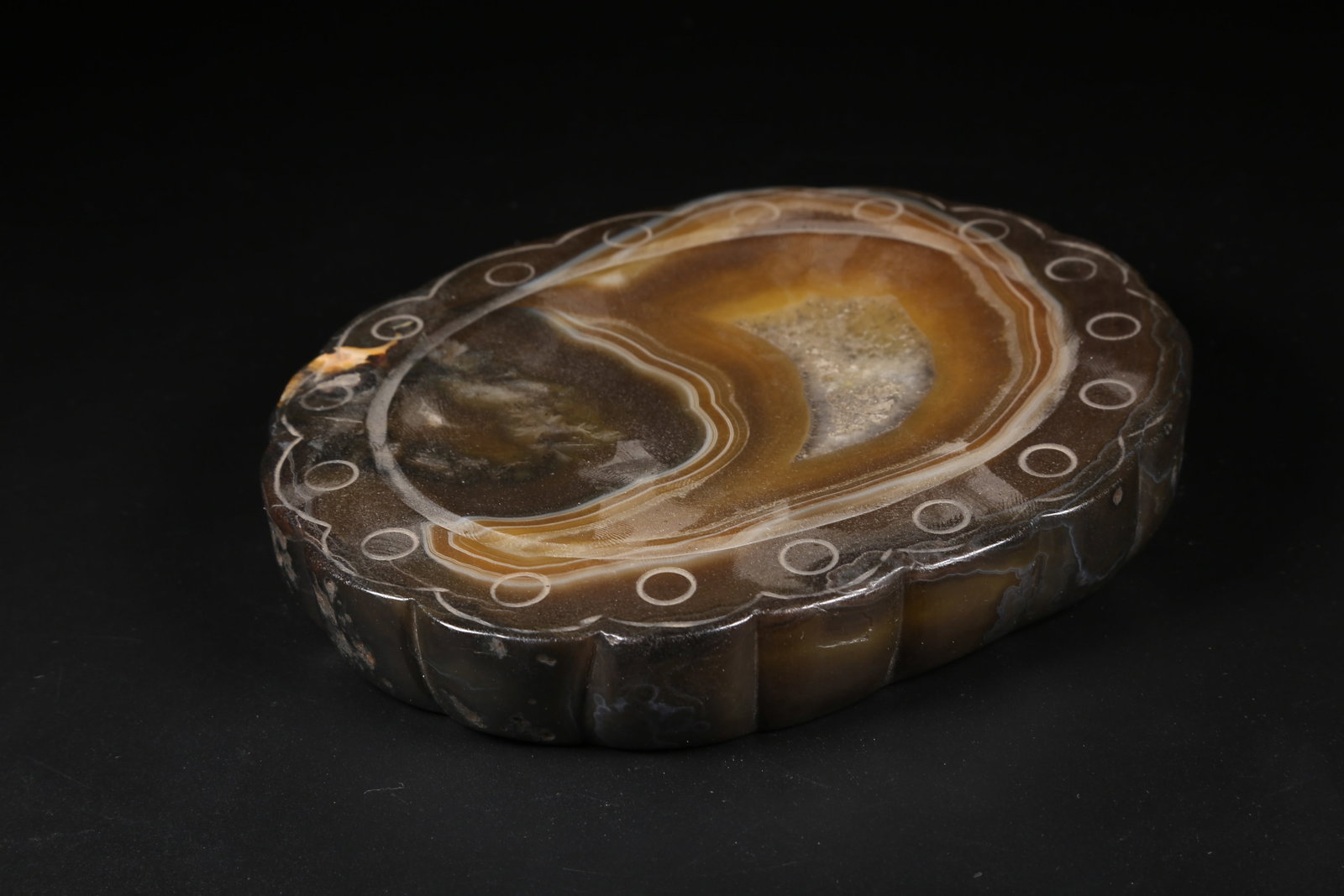 A AGATE INKSTONE - 3