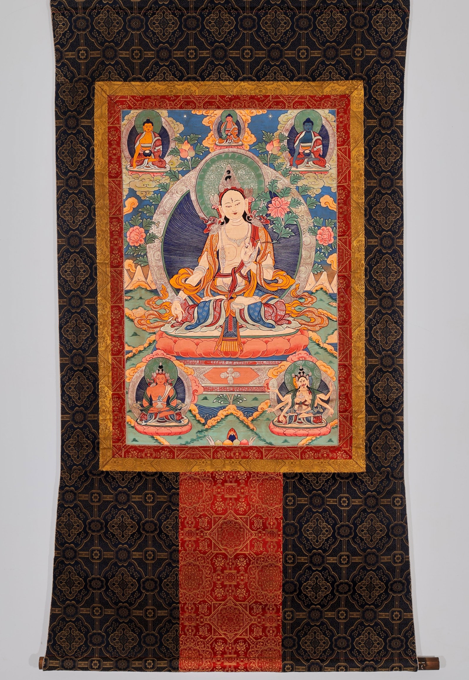A THANGKA OF WHITE TARA (1 of 9)