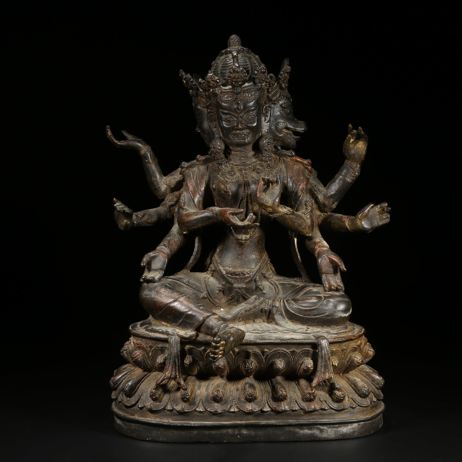 A BRONZE MARICI STATUE (1 of 8)