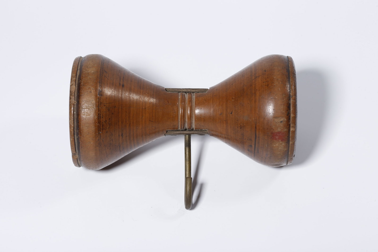 A BOXWOOD CARVED HOOK - 2