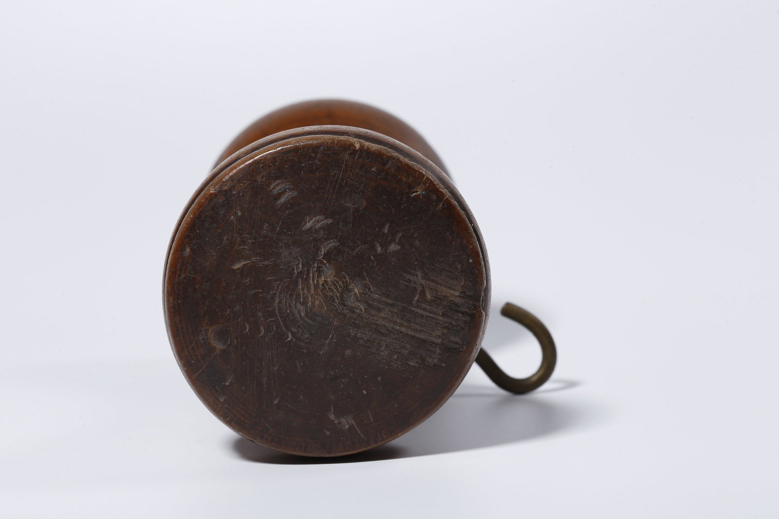 A BOXWOOD CARVED HOOK - 7