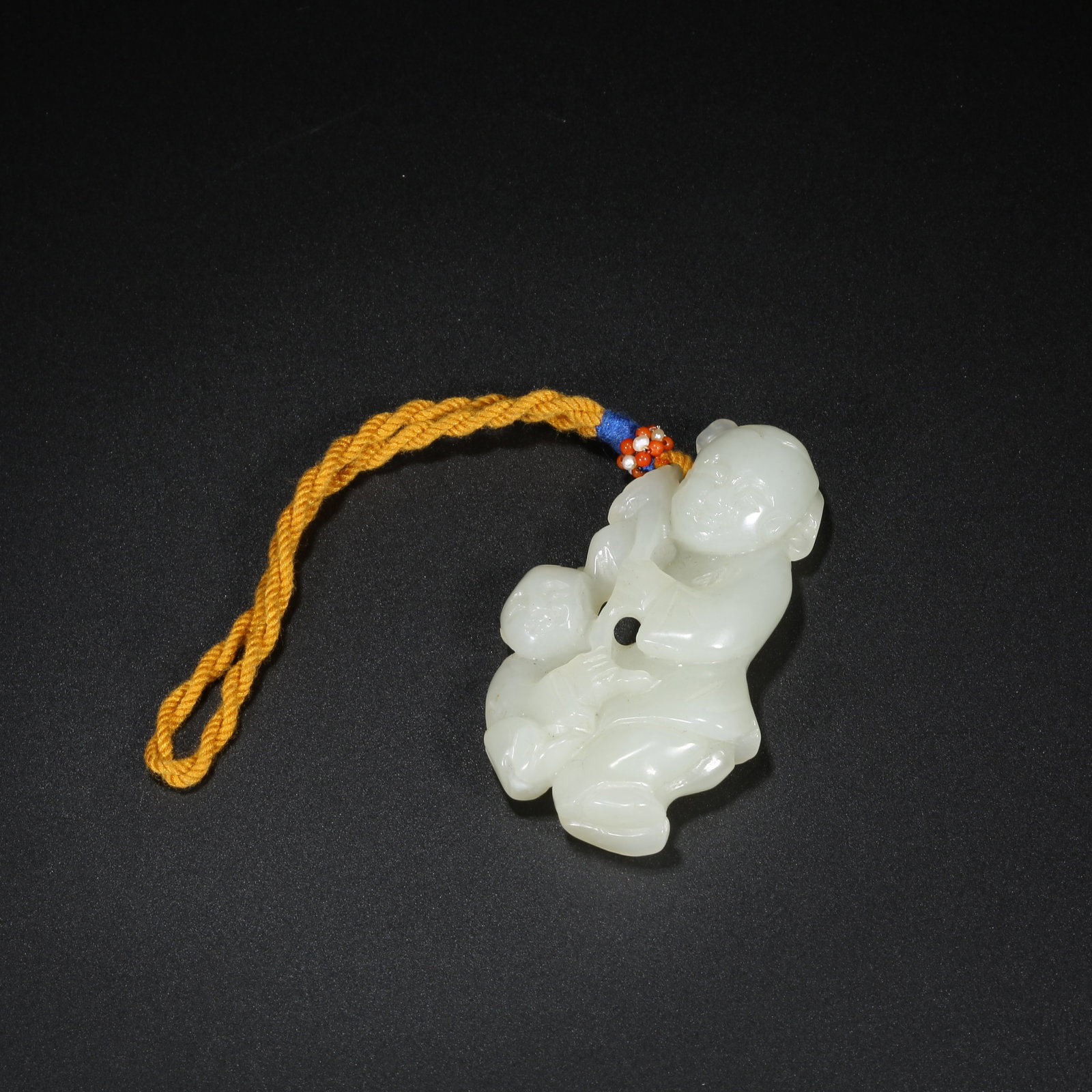 A HETIAN JADE HEHE TWO IMMORTALS PENDANT (1 of 9)