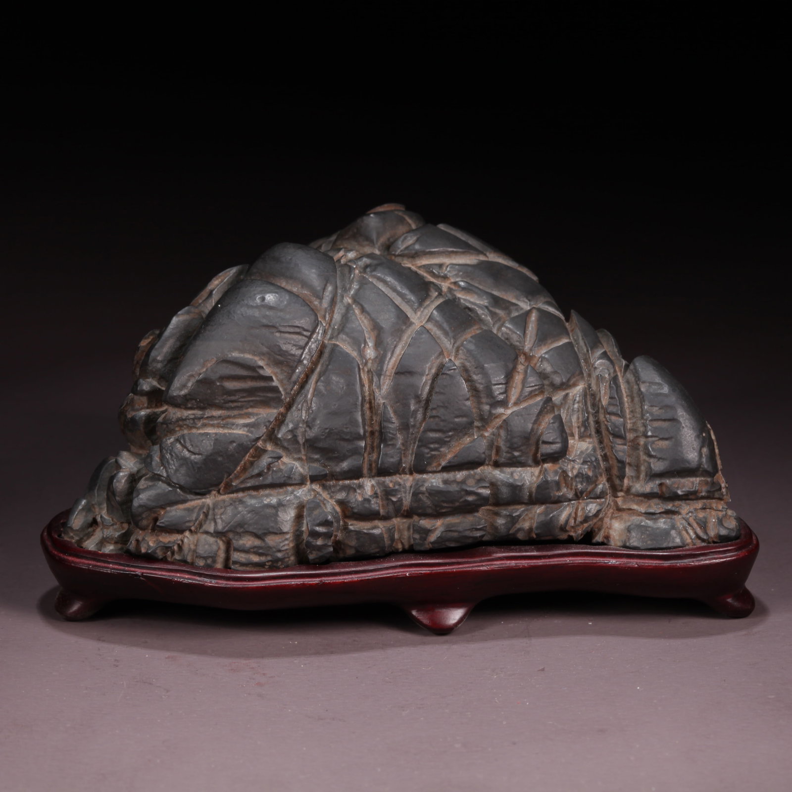 A LINGBI STONE SCHOLAR'S ROCK (1 of 8)