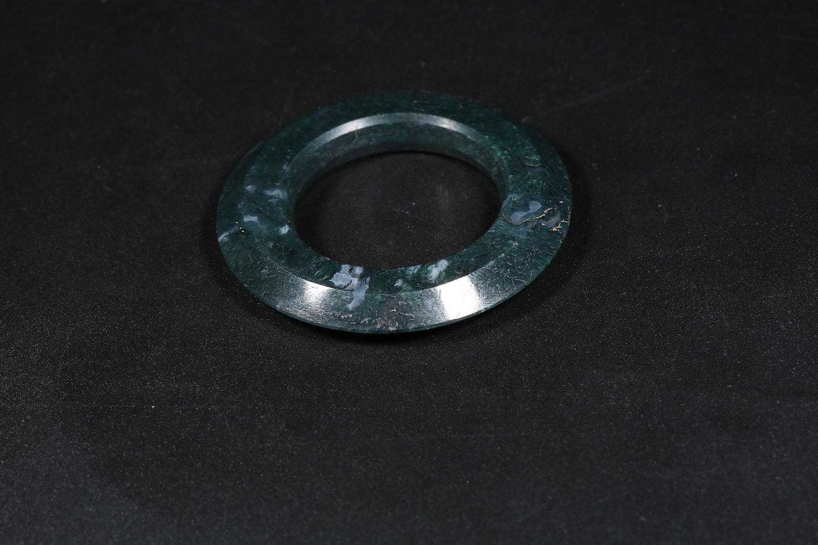 A AQUA-AGATE RING - 4