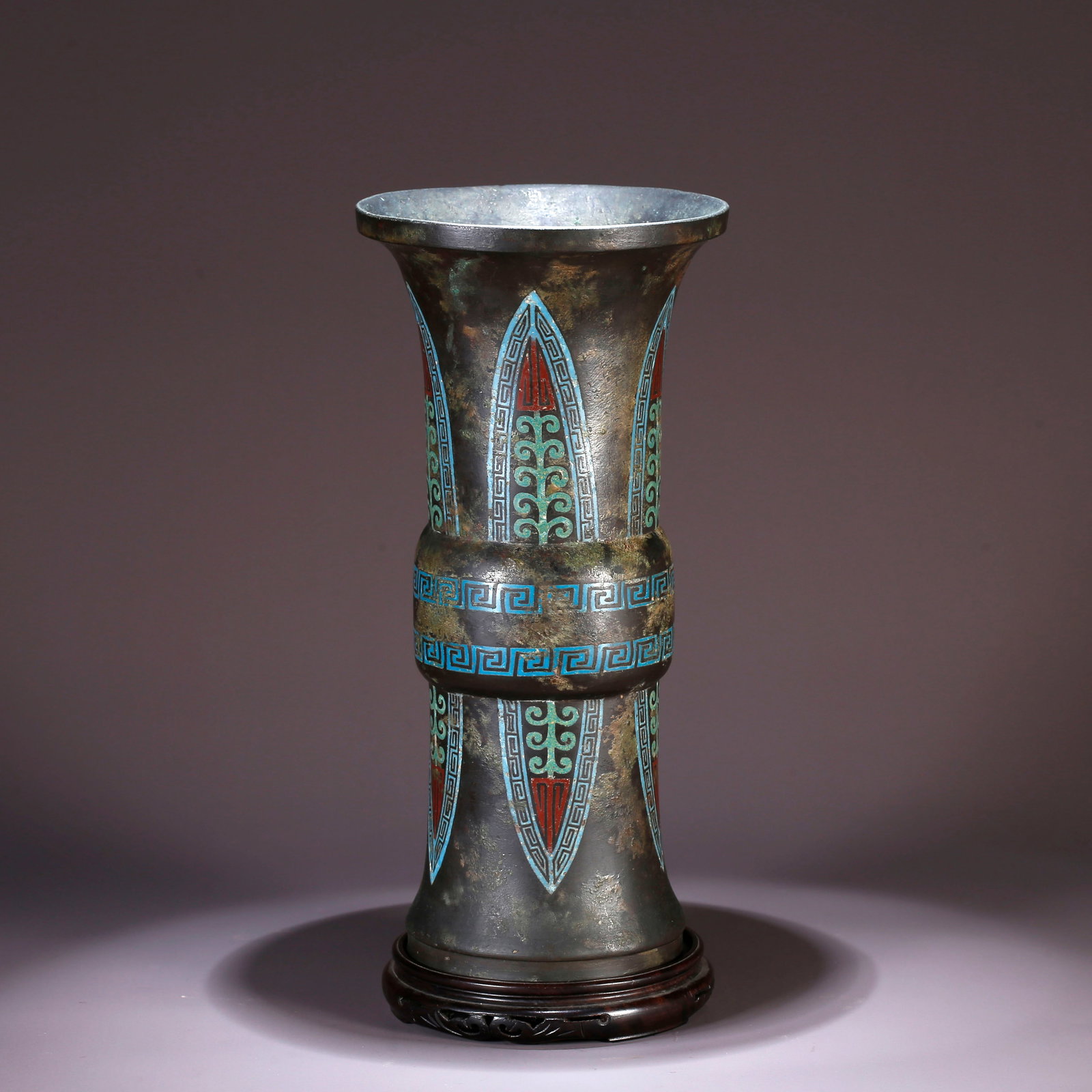 A BRONZE FLORAL GU (1 of 10)