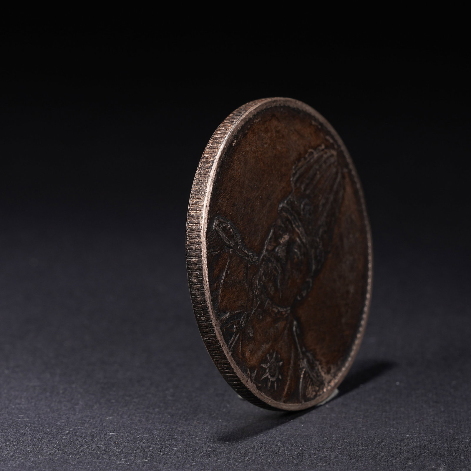 A SILVER DOLLAR COIN - 2