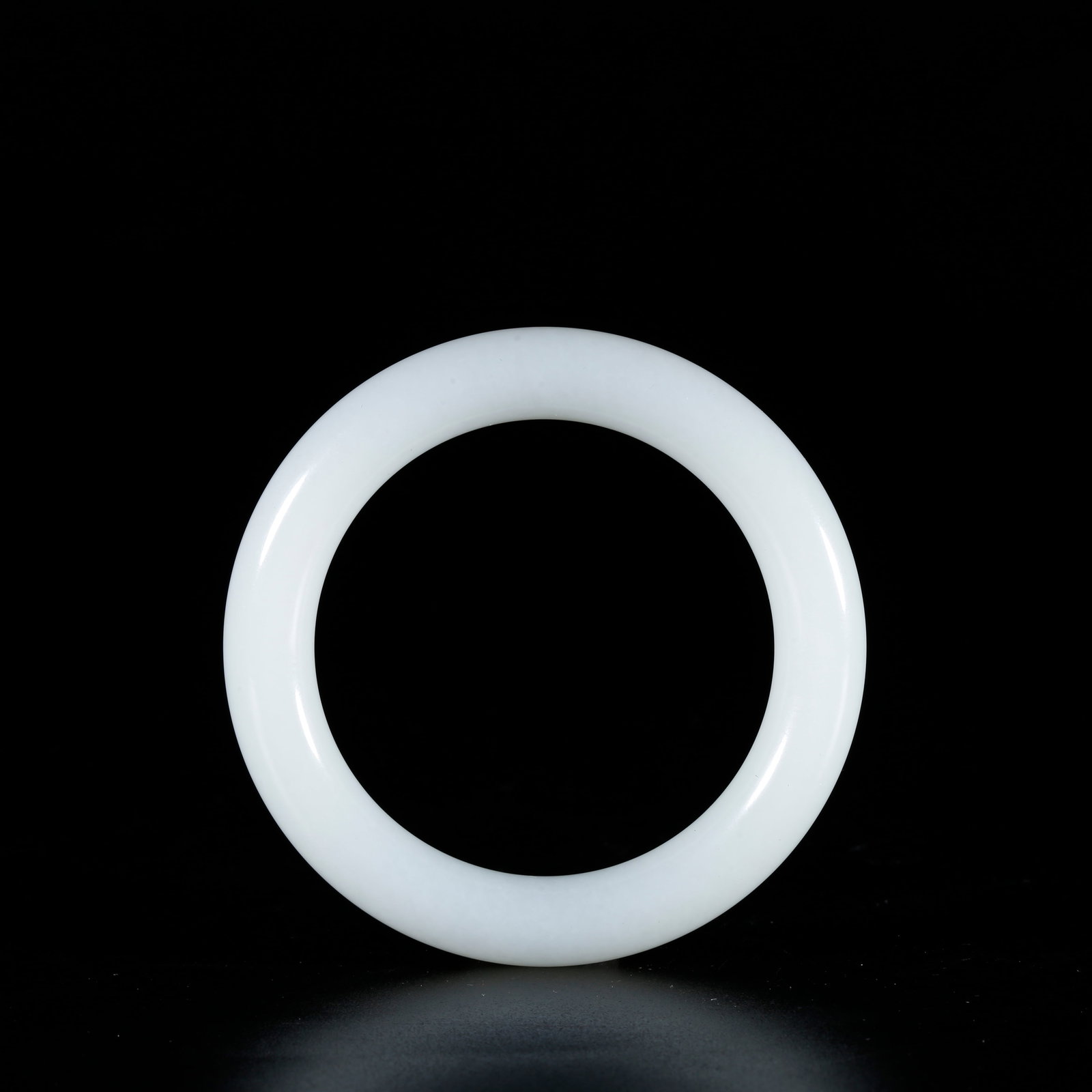 A HETIAN WHITE JADE CARVED BRACELET (1 of 10)