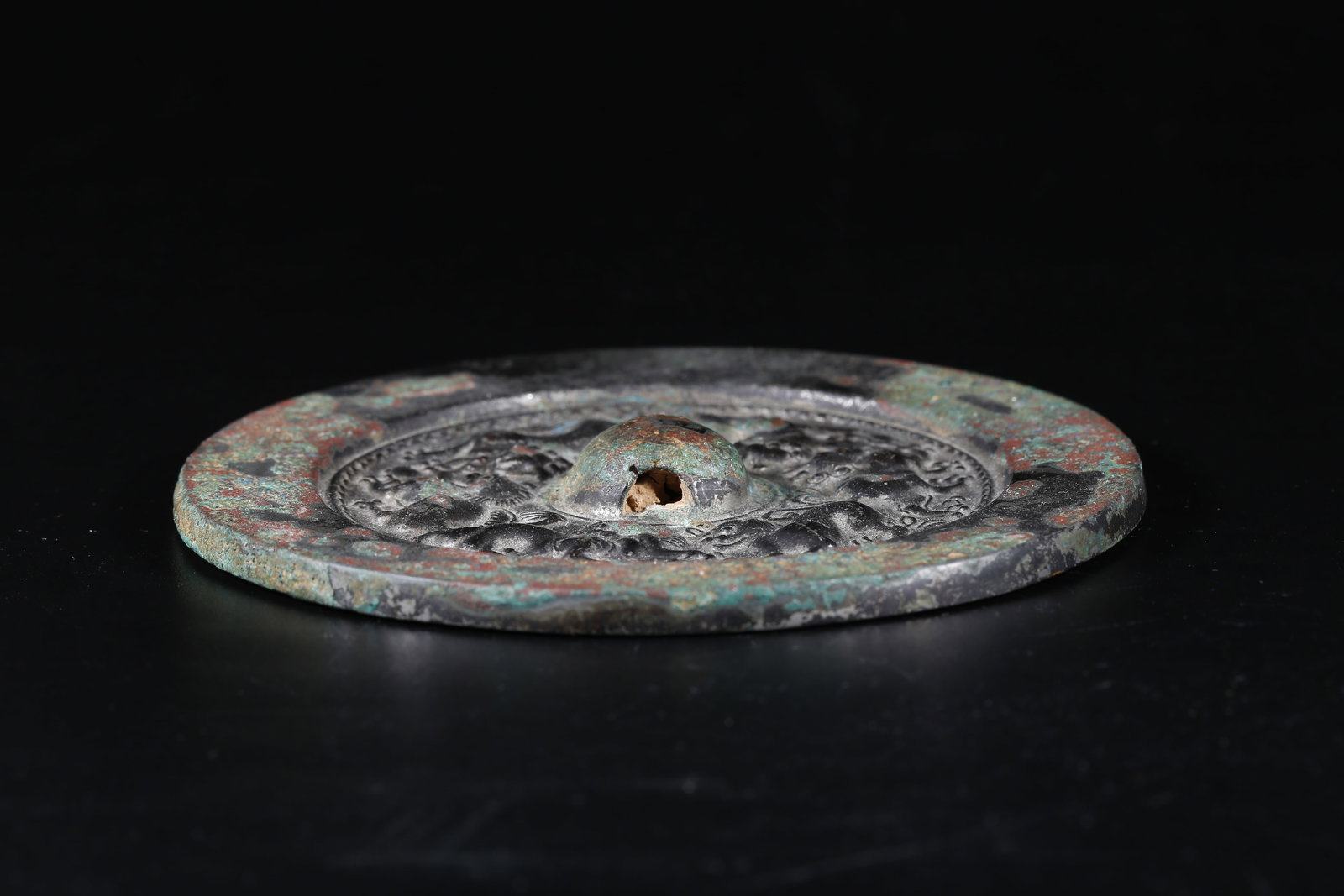 A BRONZE MIRROR - 6