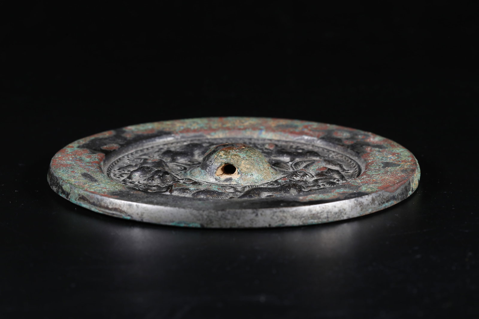 A BRONZE MIRROR - 8