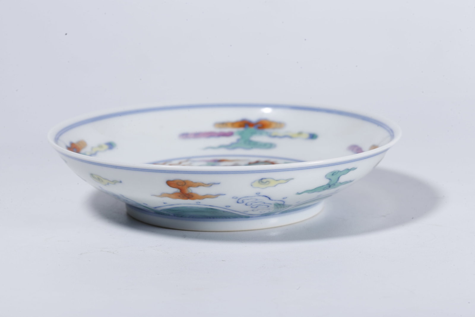 A DOUCAI CLOUD-AND-DRAGON PATTERN WASHER - 5