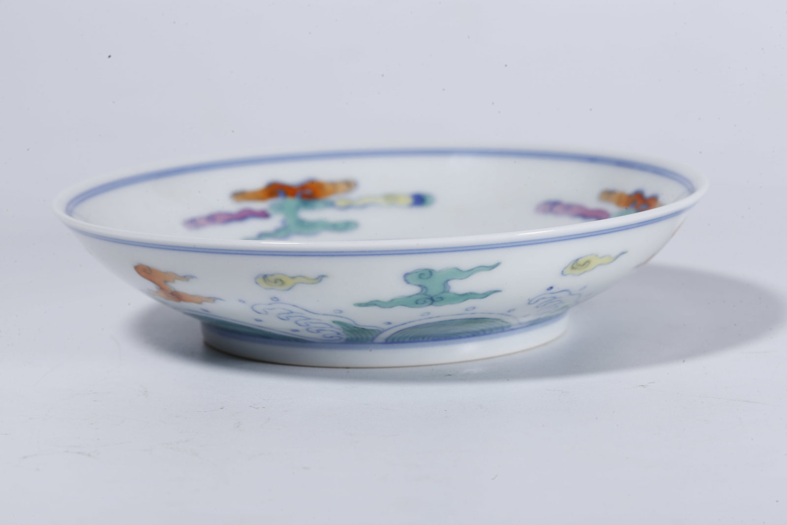 A DOUCAI CLOUD-AND-DRAGON PATTERN WASHER - 7