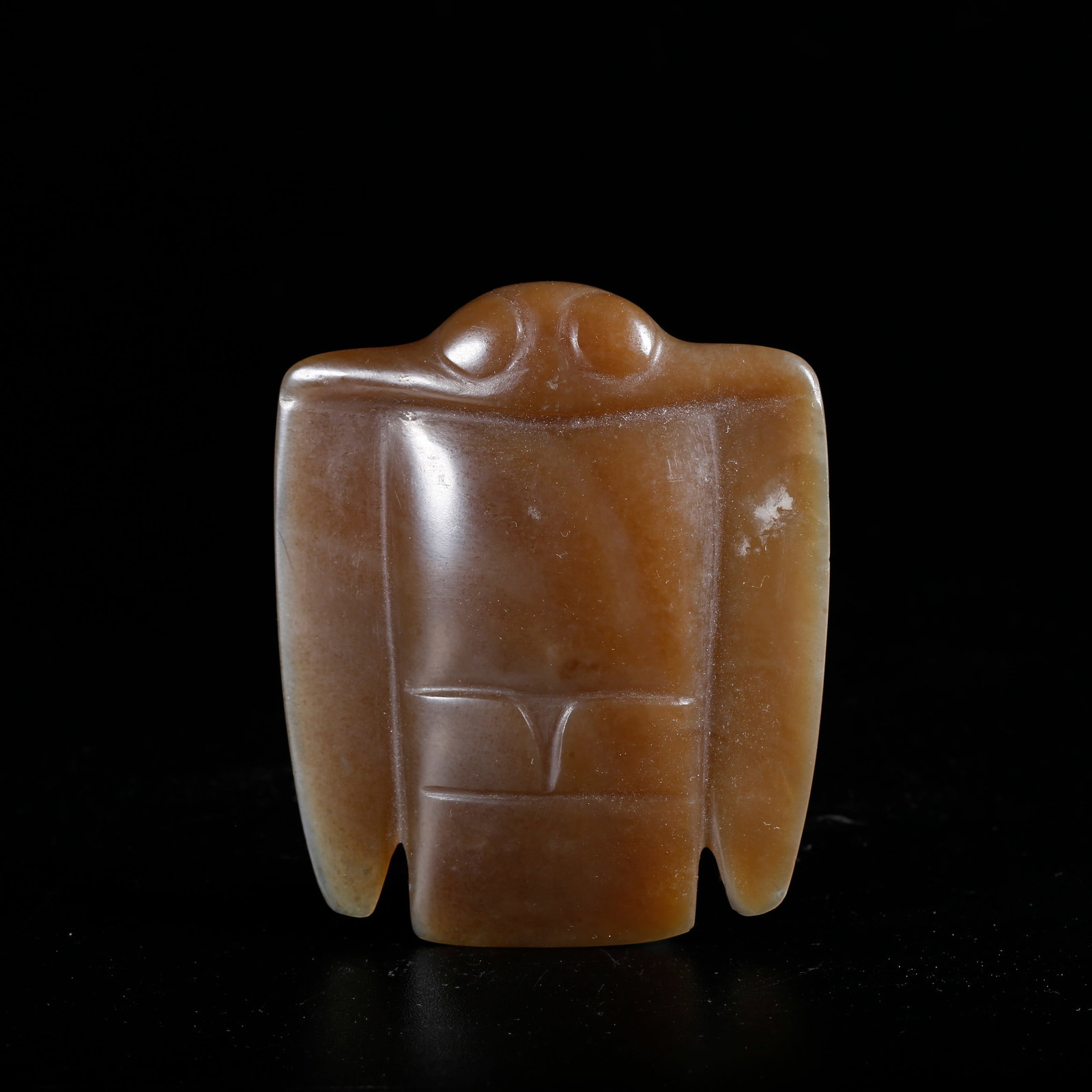 A ANCIENT JADE CARVED OWL (1 of 9)