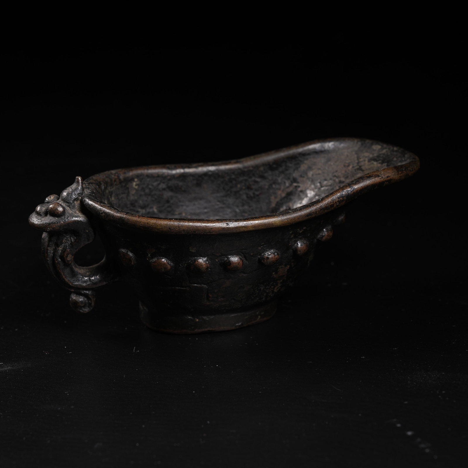 A COPPER RITUAL WATER VESSEL (YI) (1 of 9)