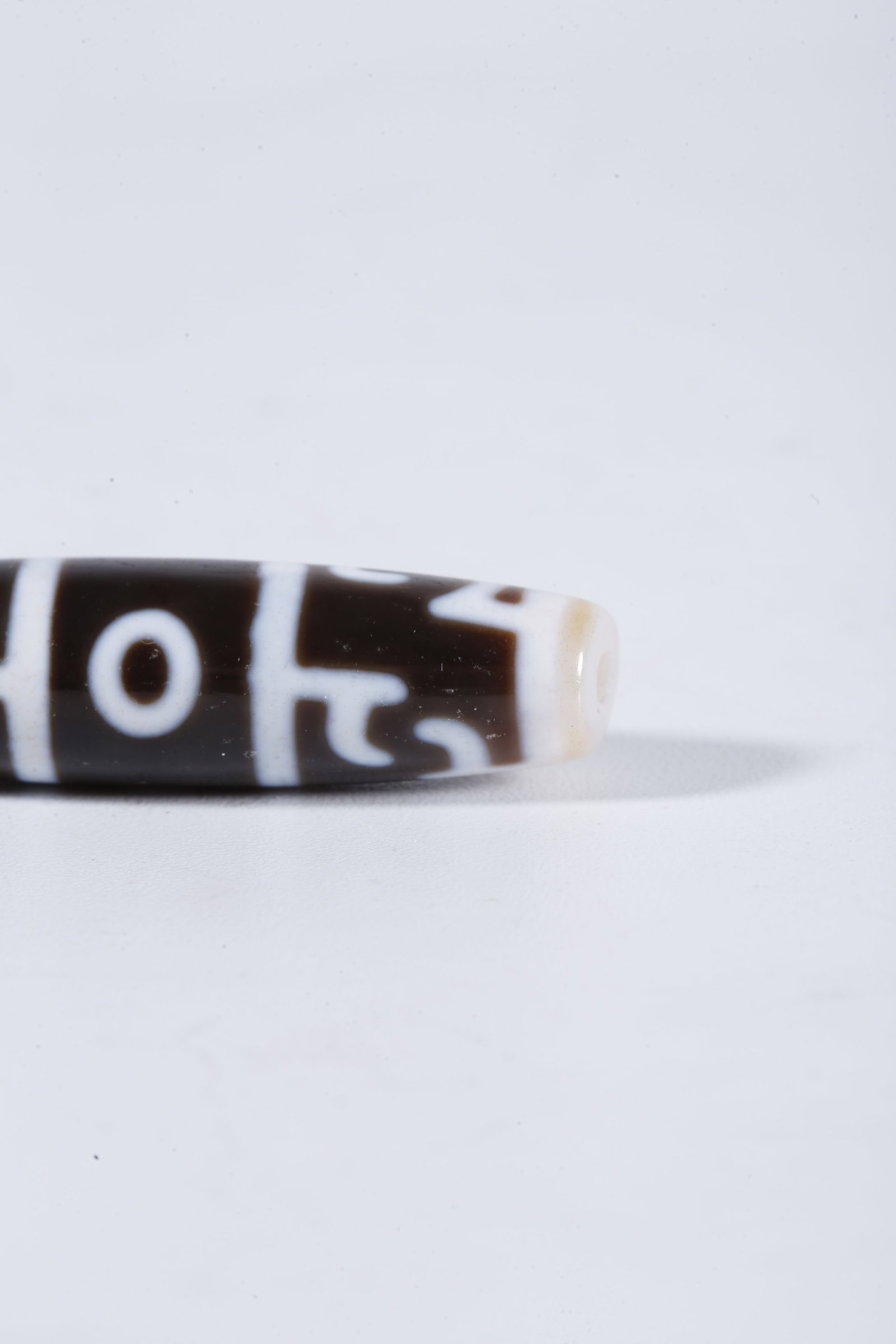 A THREE-EYE DZI BEAD - 2