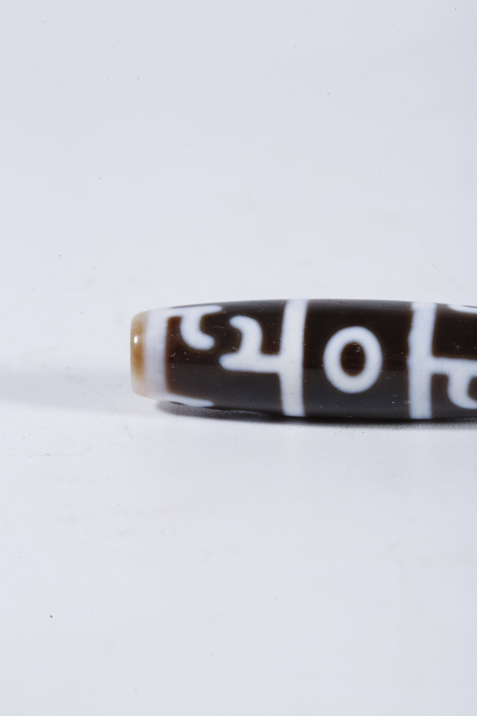 A THREE-EYE DZI BEAD - 3