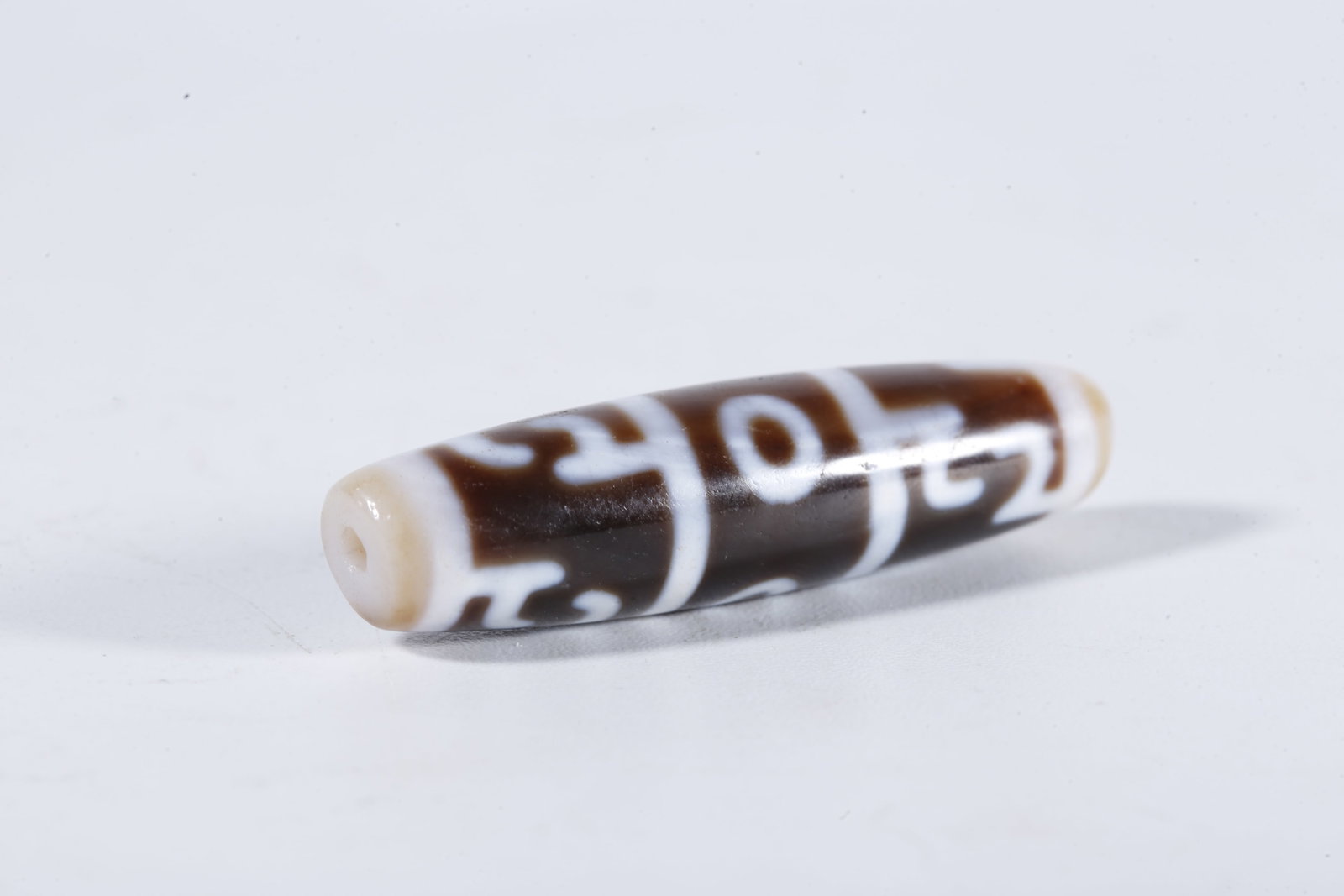 A THREE-EYE DZI BEAD - 7