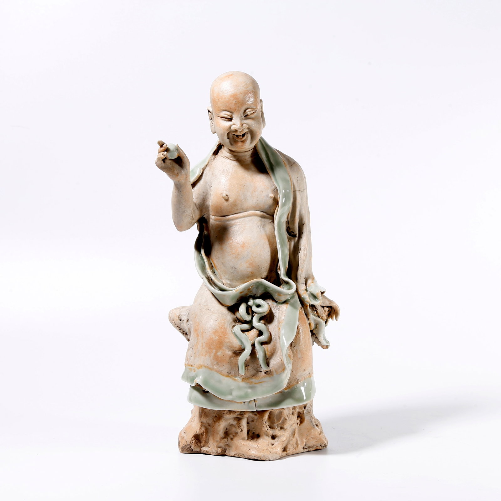 A ARHAT STATUE FROM LONGQUAN KILN (1 of 9)