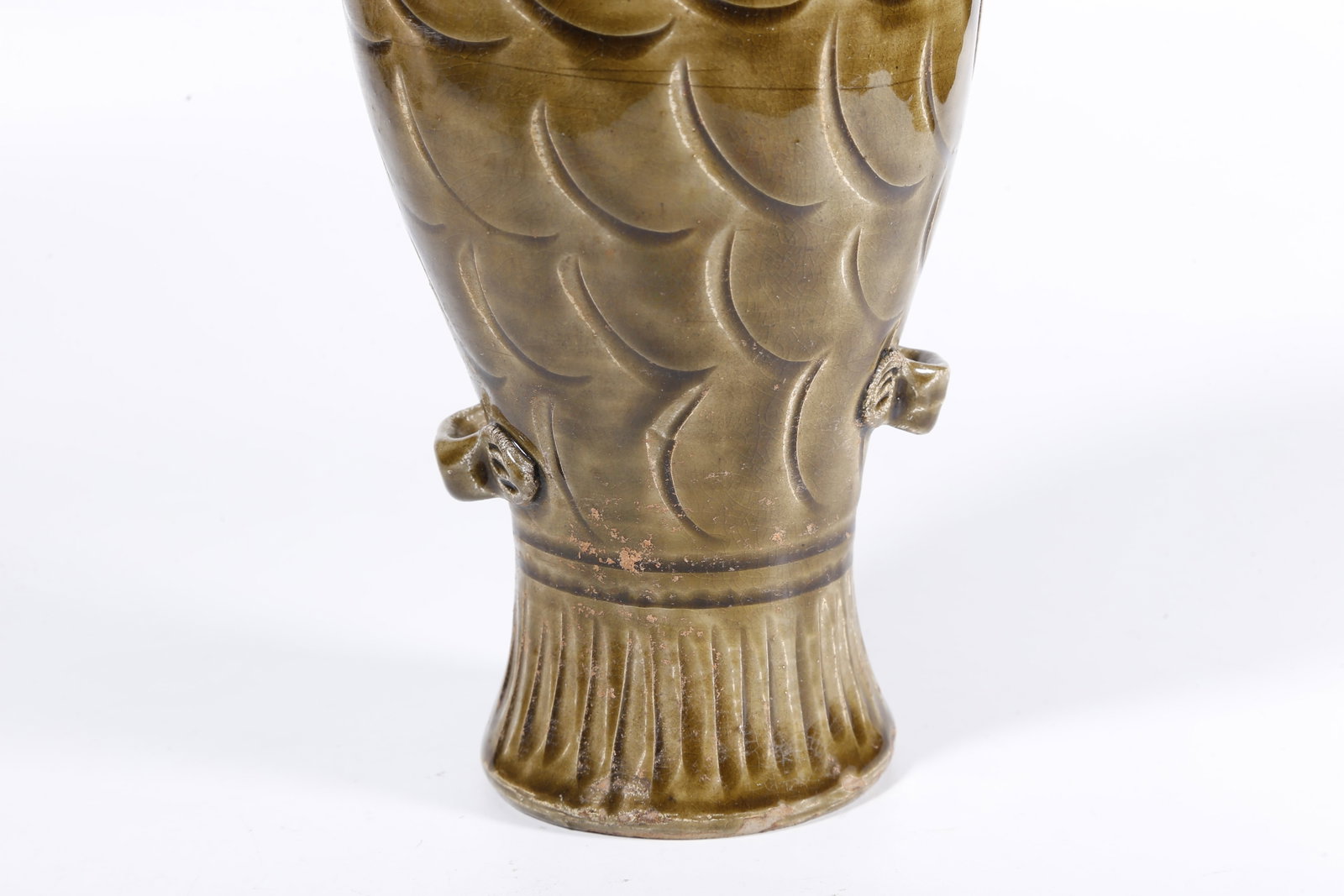 A YAOZHOU WARE STRAP-HANDLED BOTTLE - 3