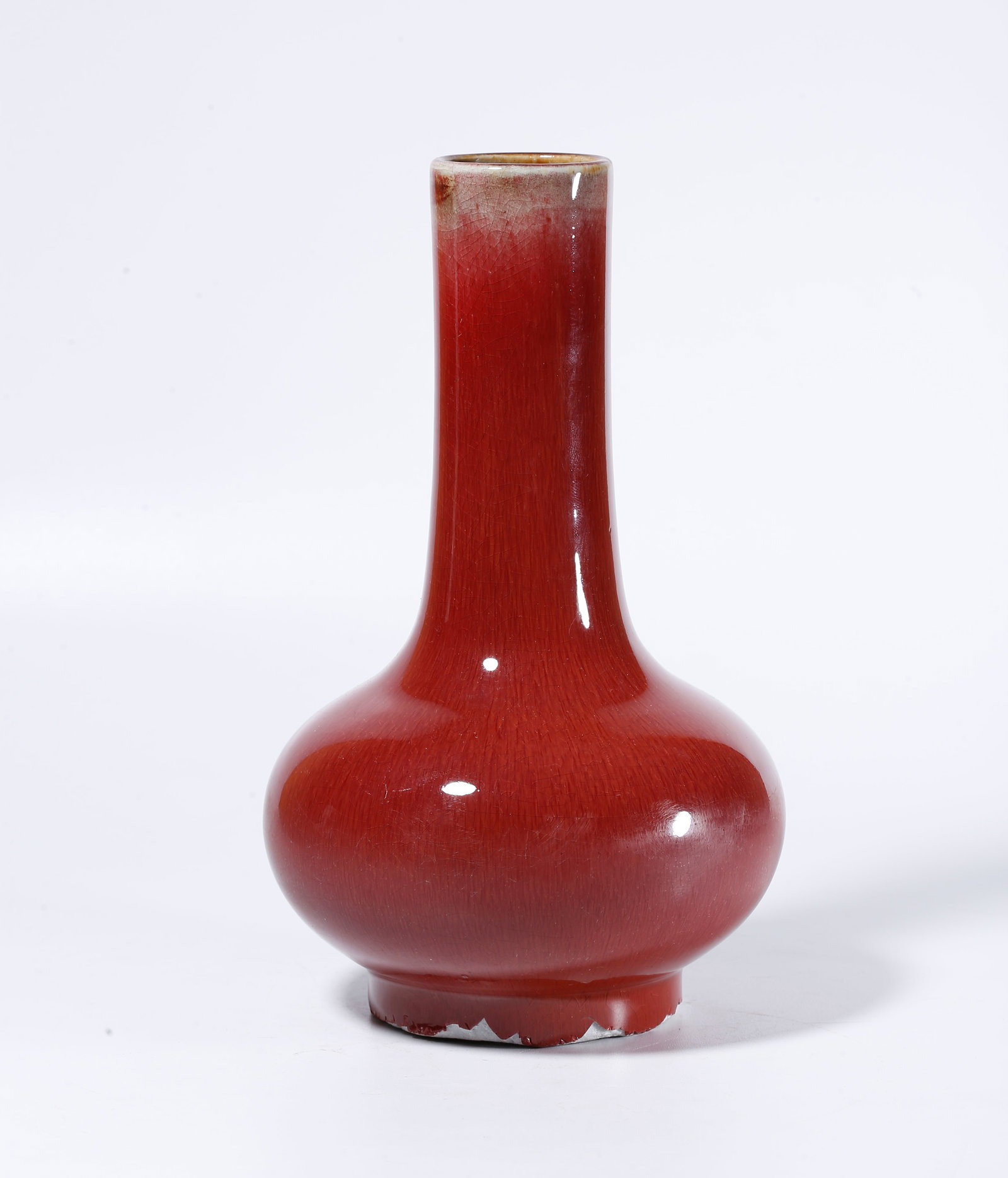 A RED-GLAZE "REWARD" VASE (1 of 9)