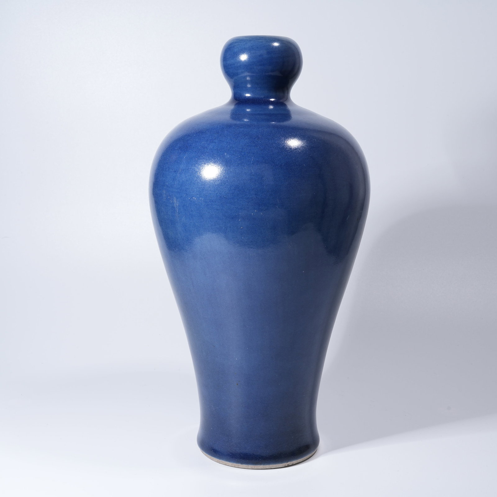 A JI BLUE GLAZE PLUM VASE (1 of 9)
