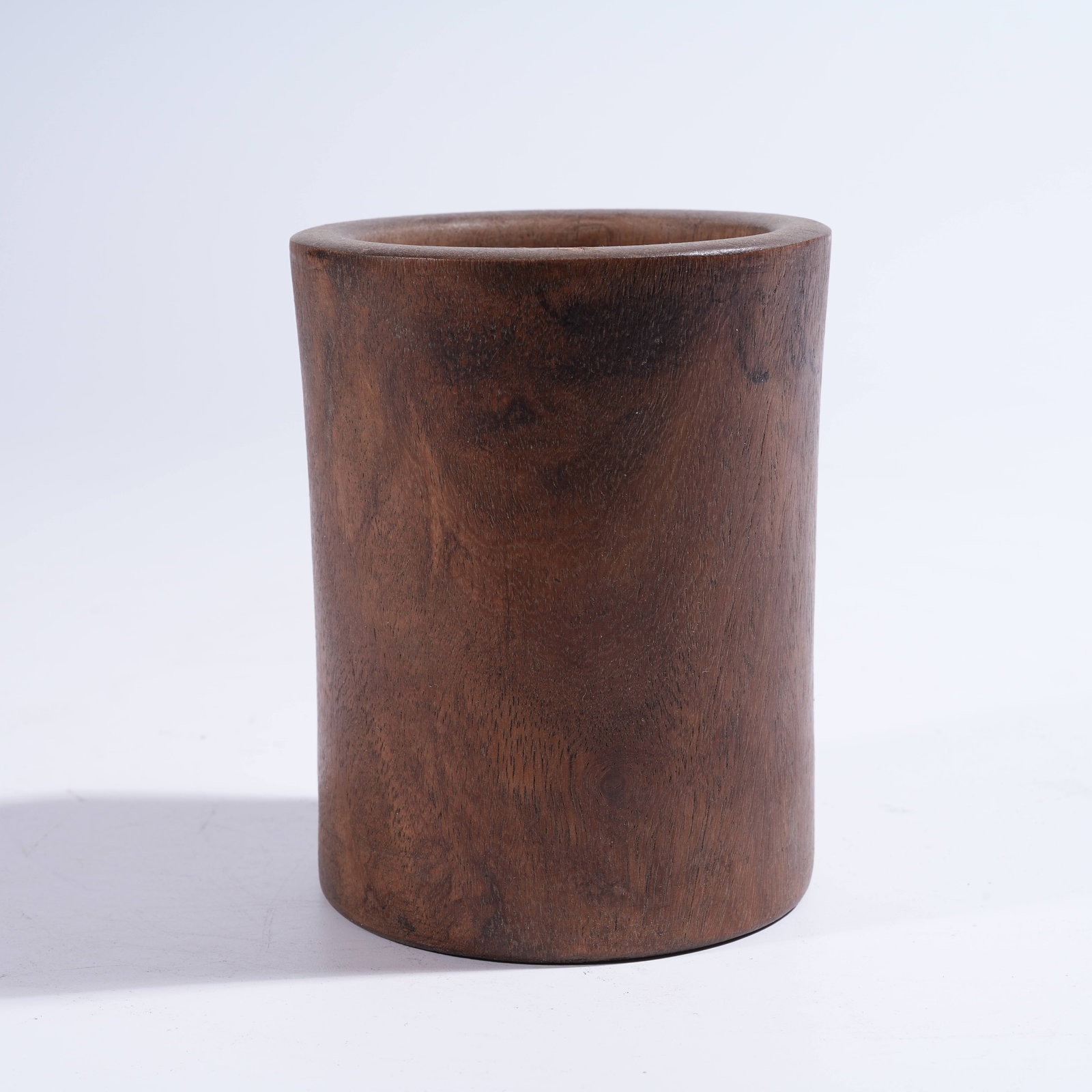A HUANGHUALI BRUSH POT: Huanghuali Brush Pot