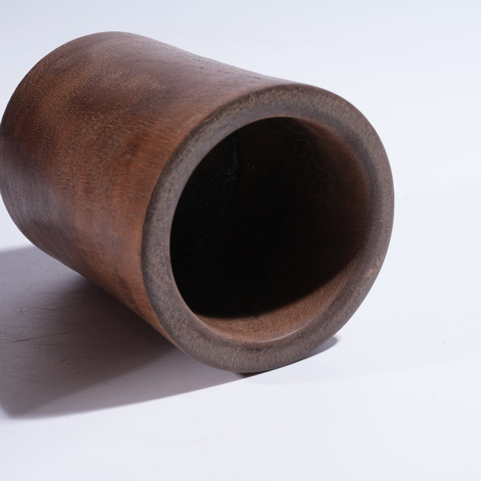 A HUANGHUALI BRUSH POT - 8