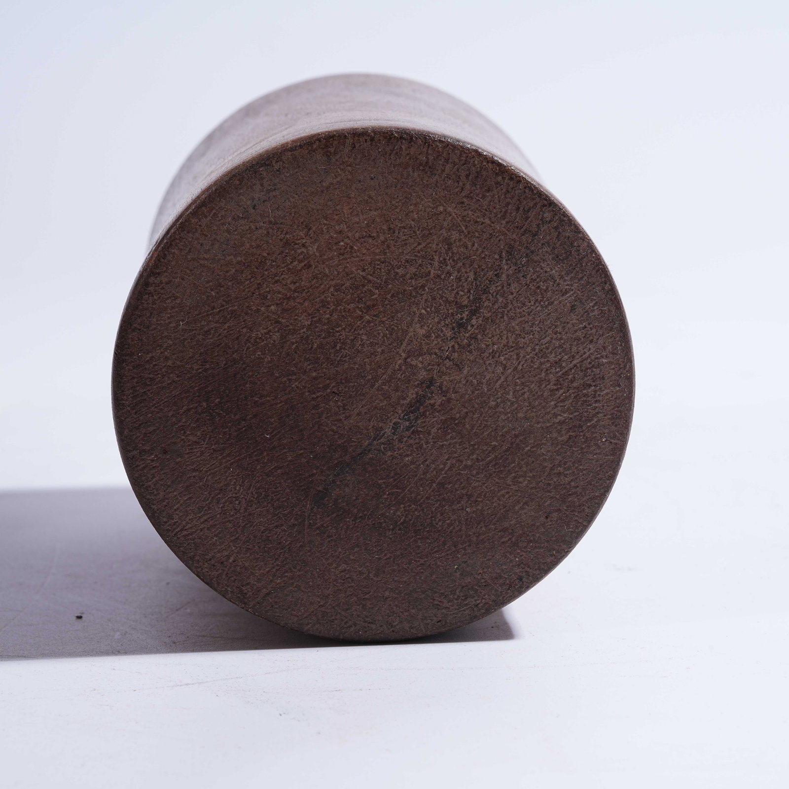 A HUANGHUALI BRUSH POT - 9