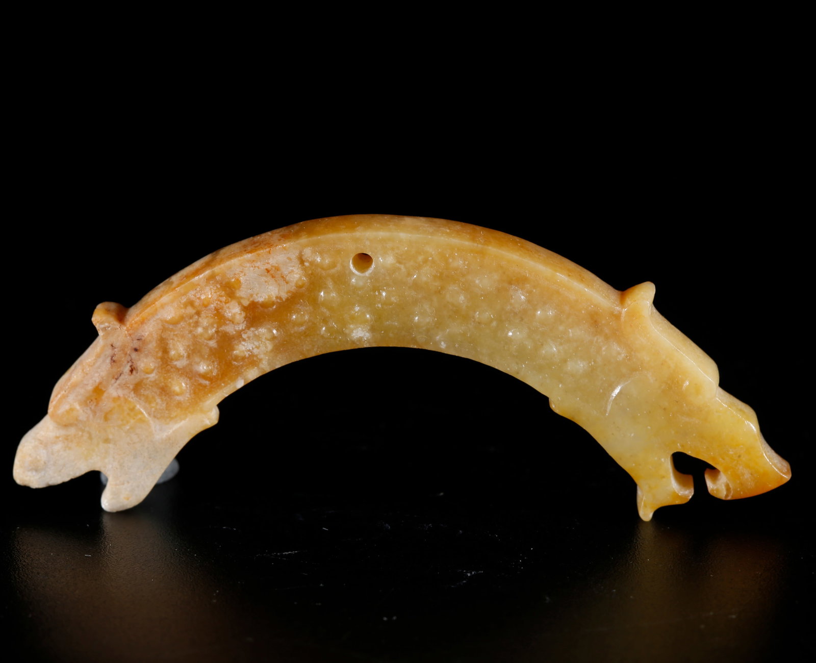 A ANCIENT JADE HUANG PENDANT: Ancient Jade Huang Pendant