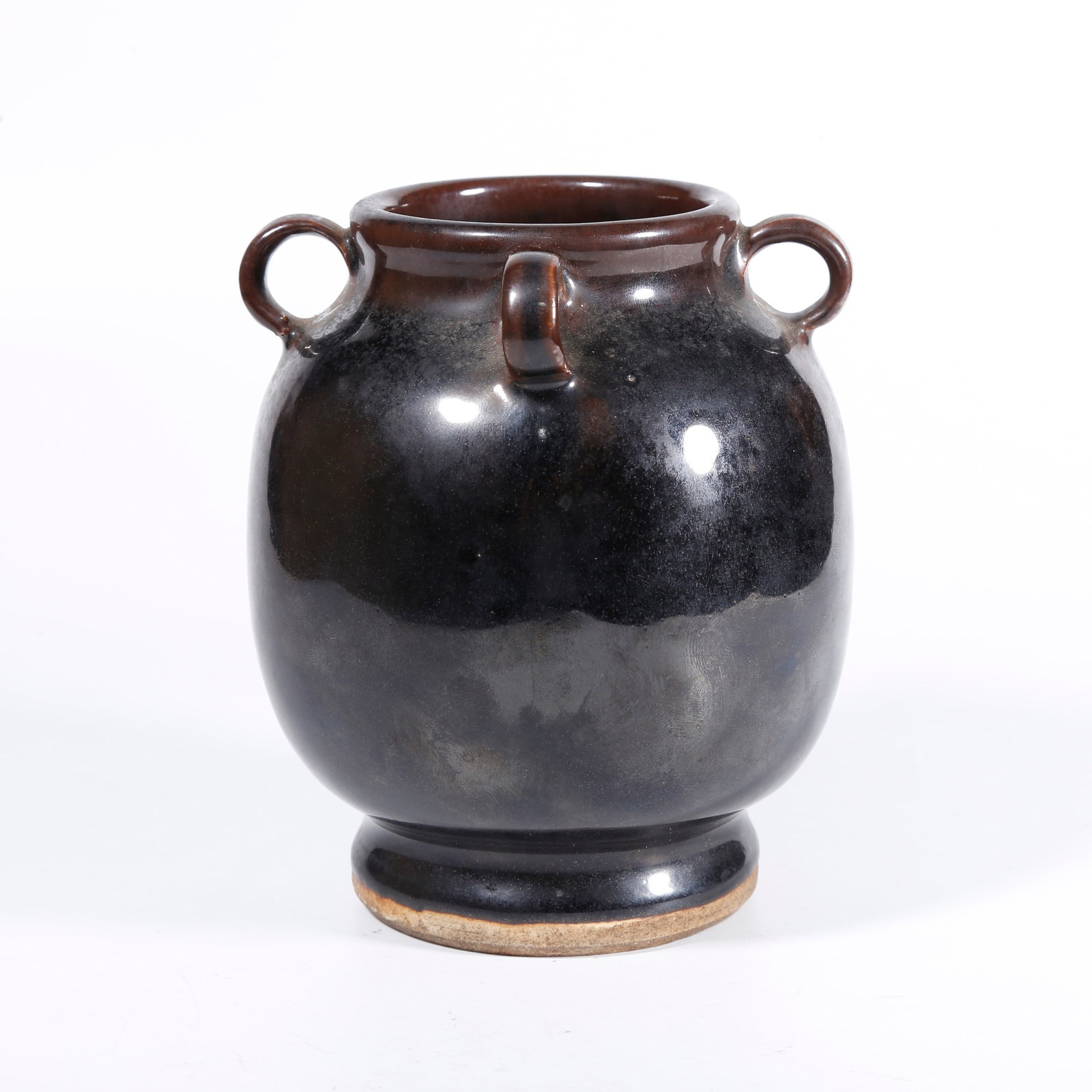 A OLD KILN FOUR-LUG VASE (1 of 9)