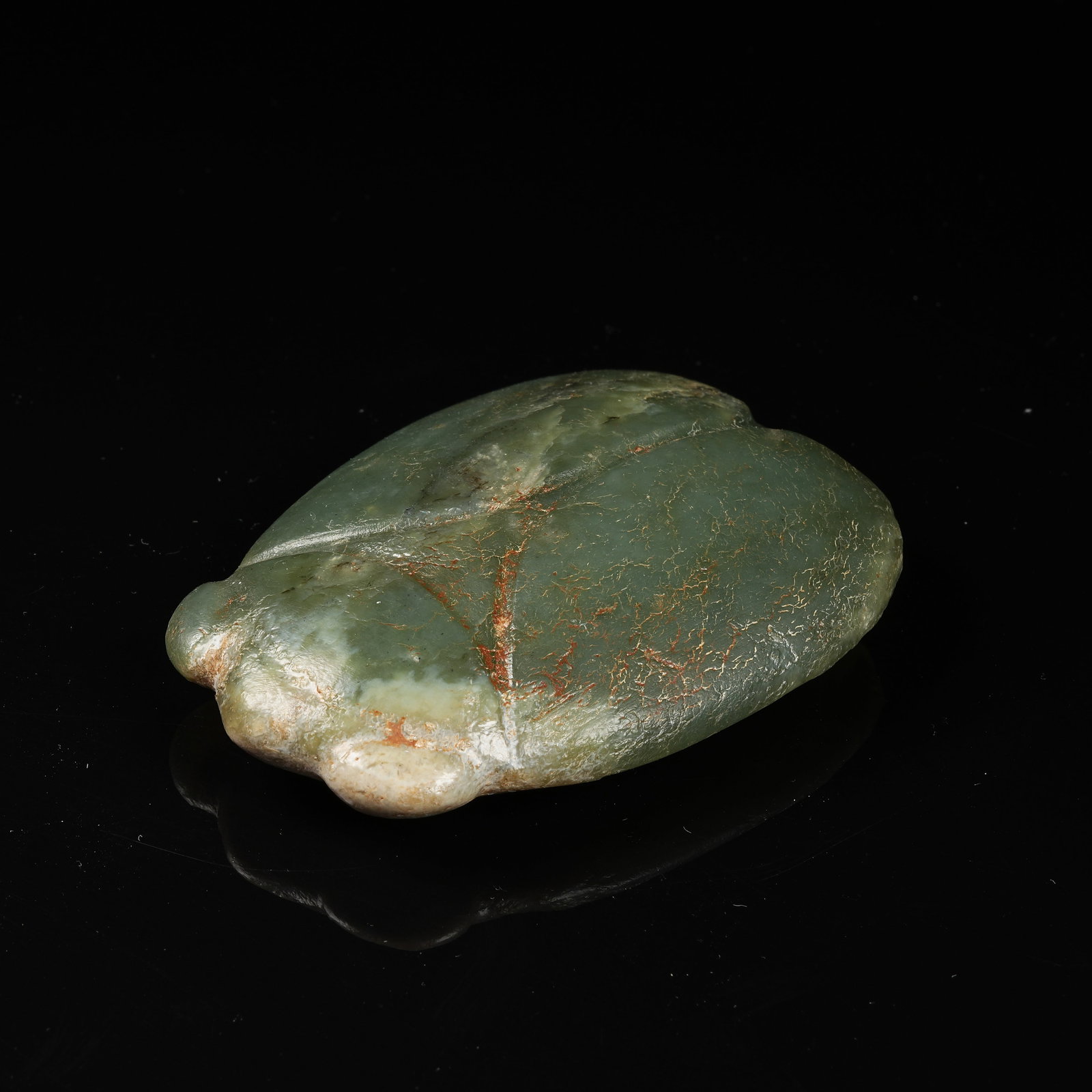 A ARCHAIC JADE CICADA: Archaic jade cicada