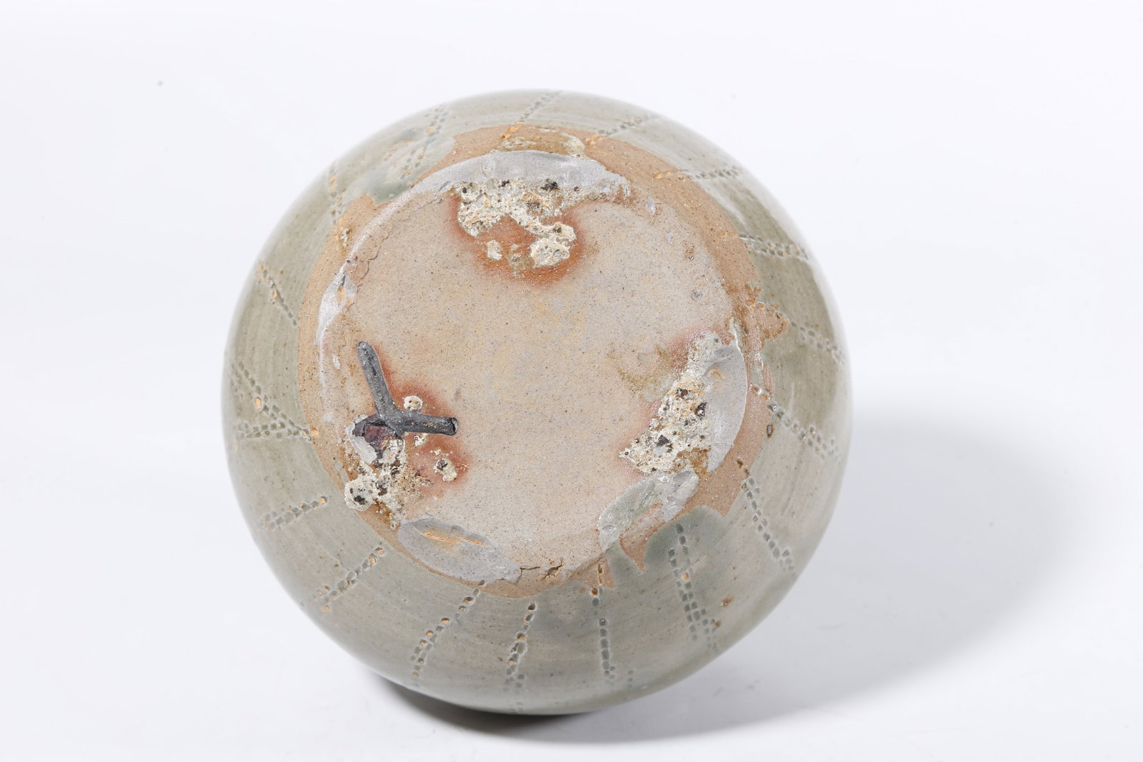 A YUE WARE JAR - 9