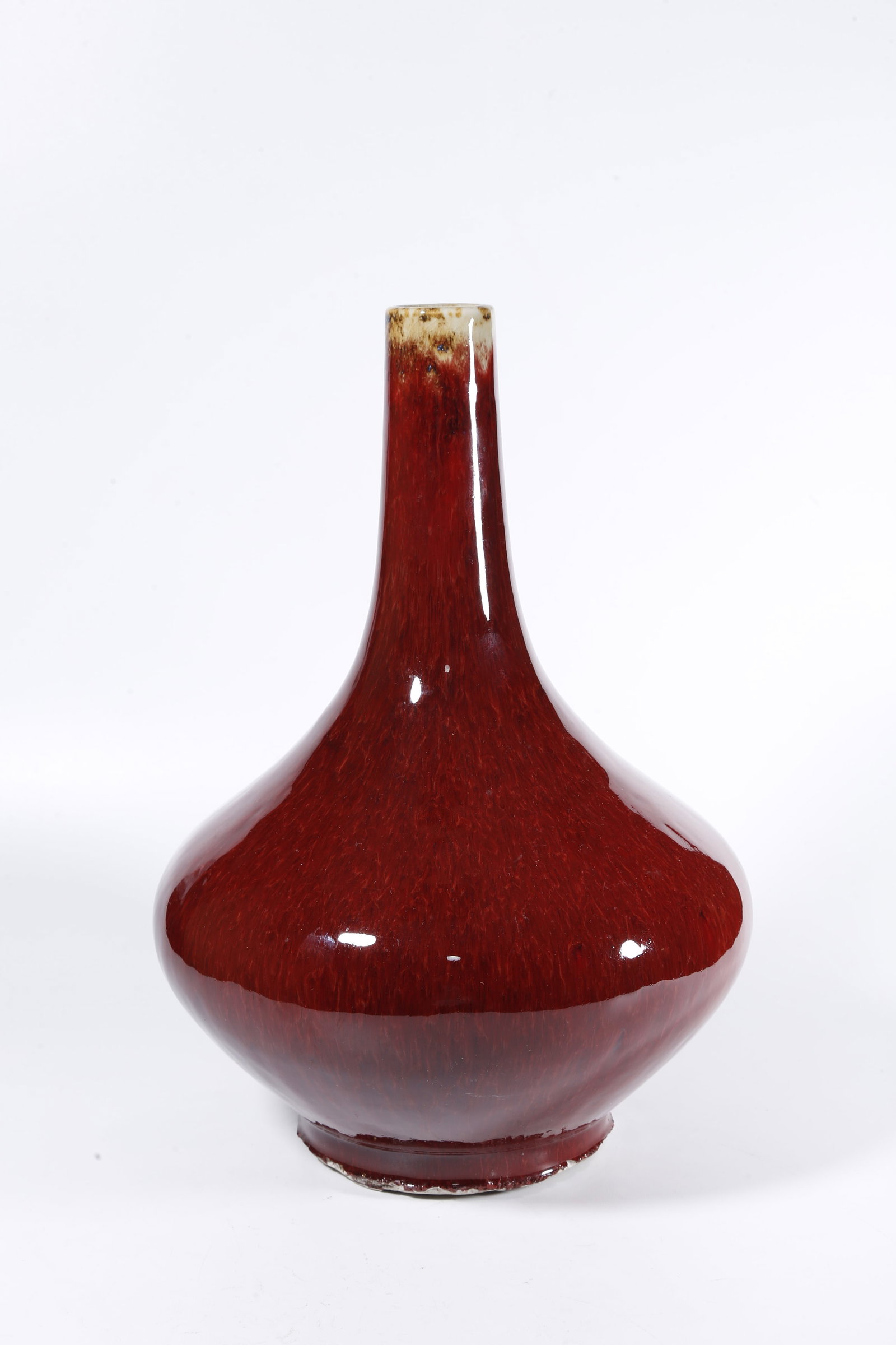 A RED-GLAZE "REWARD" VASE (1 of 9)