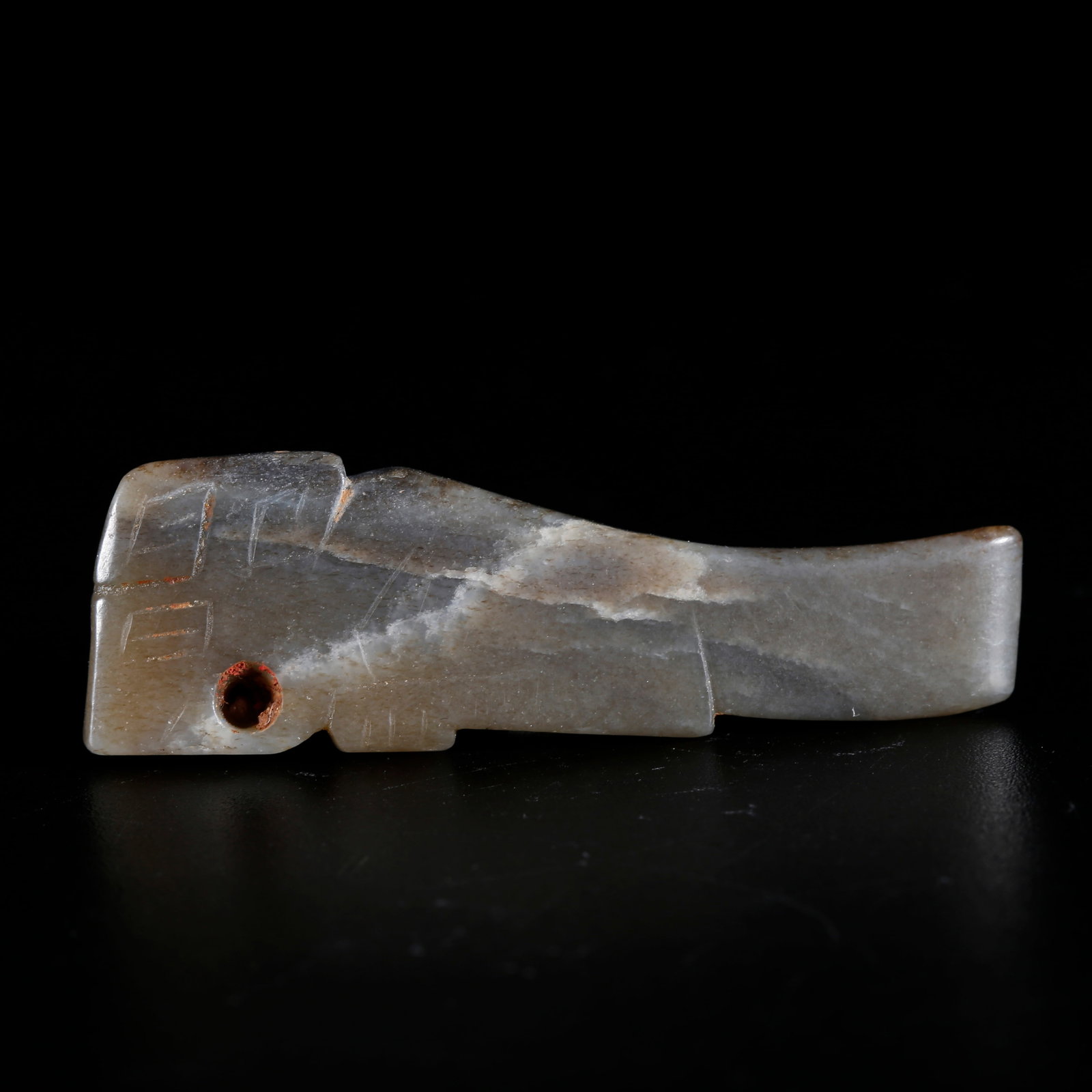 A ANCIENT JADE PENDANT: Ancient Jade Pendant