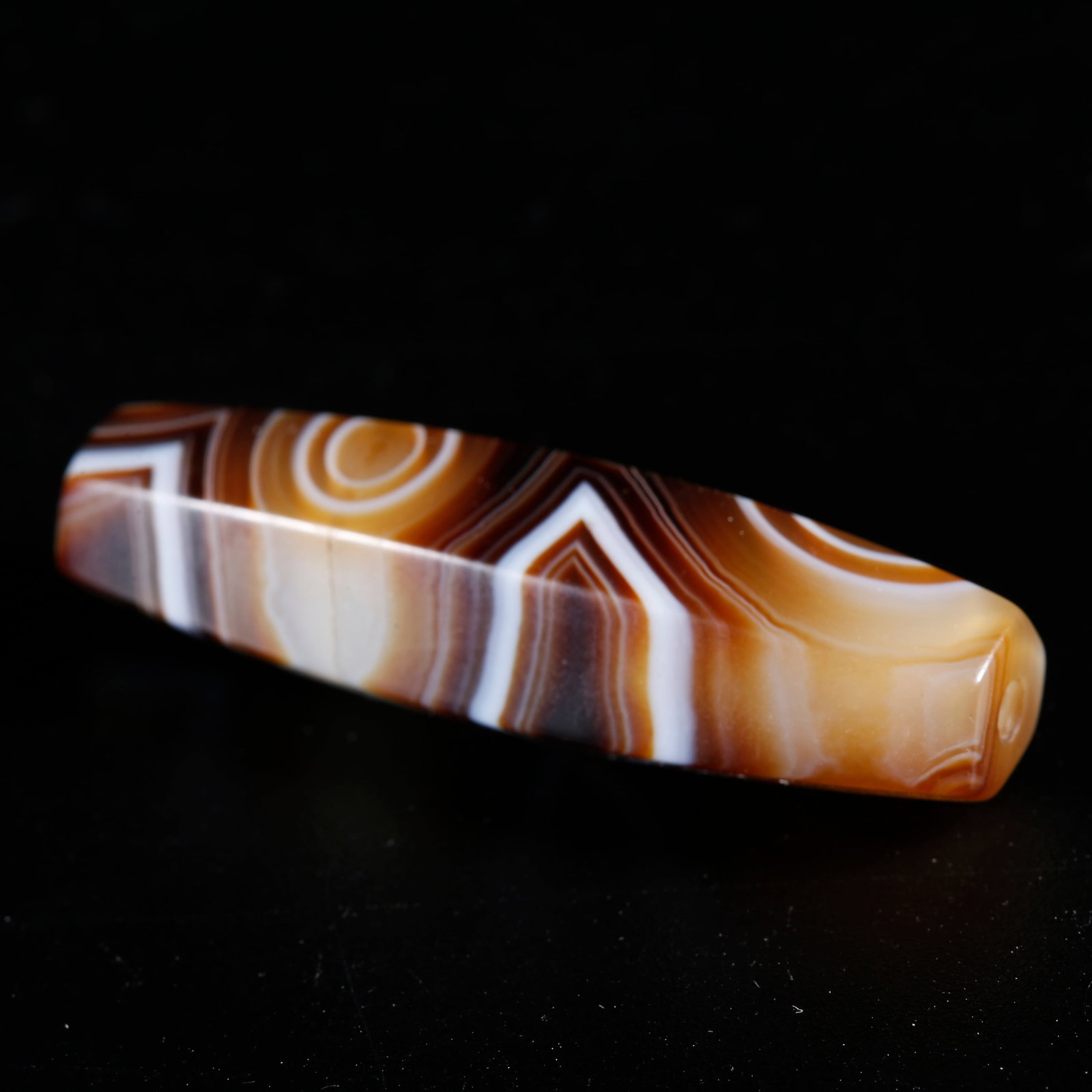 A AGATE DZI BEAD: Agate Dzi Bead