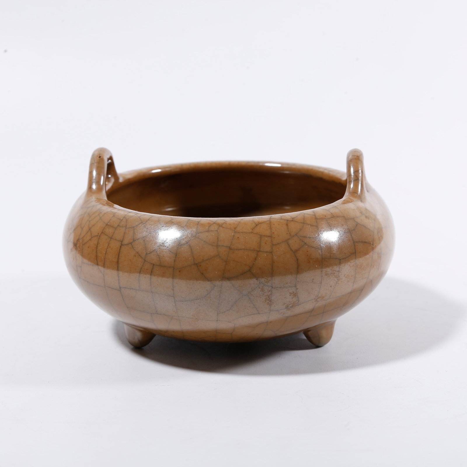 A OFFICIAL KILN TRIPOD CENSER WITH DOUBLE BRIDGE EARS (1 of 8)