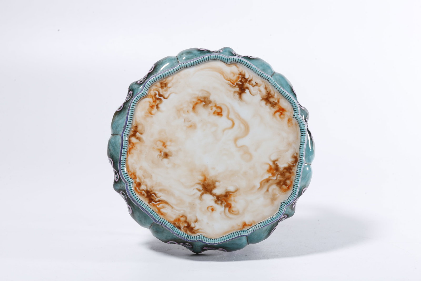 A STONE-TEXTURE GLAZE STAND - 8