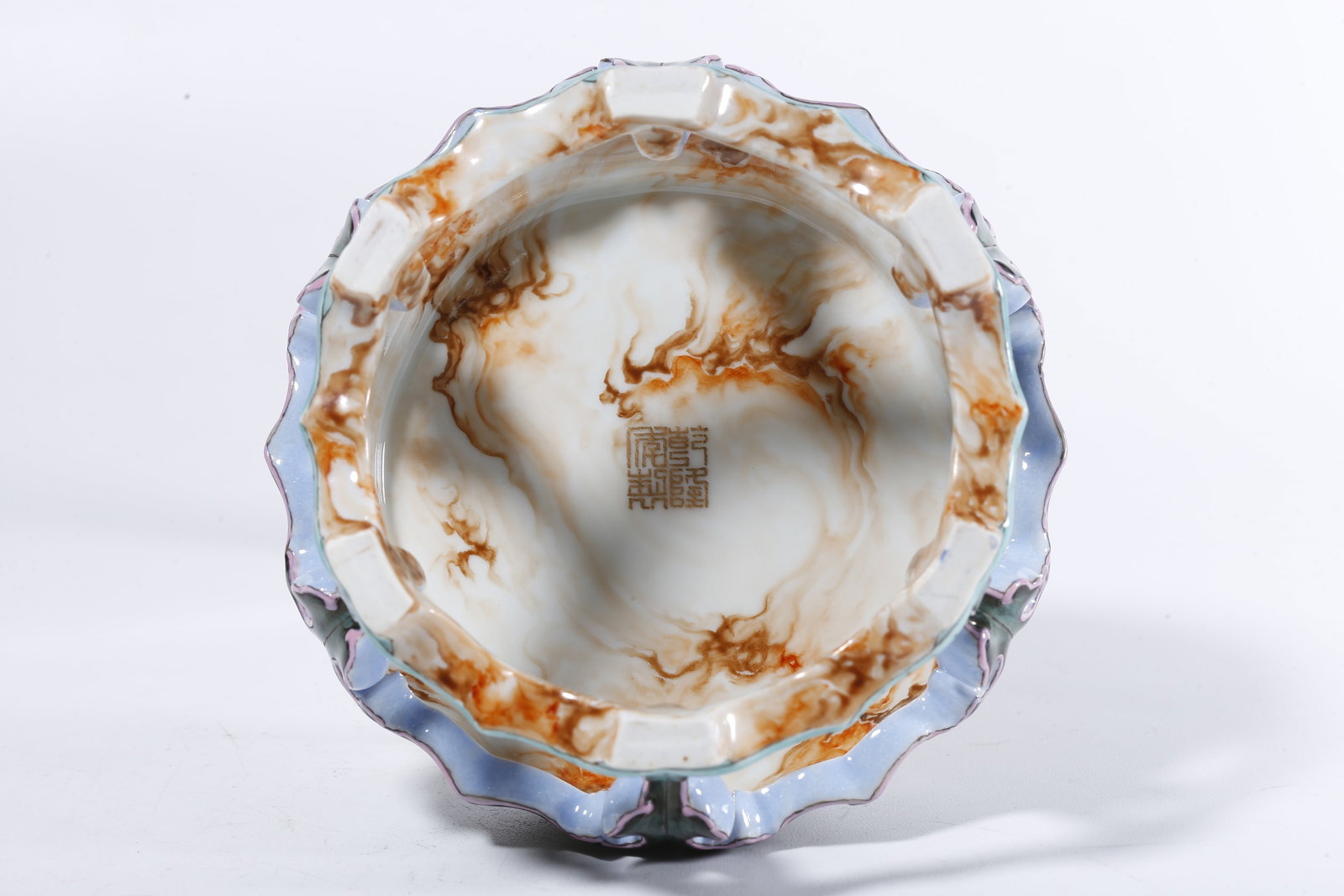 A STONE-TEXTURE GLAZE STAND - 9