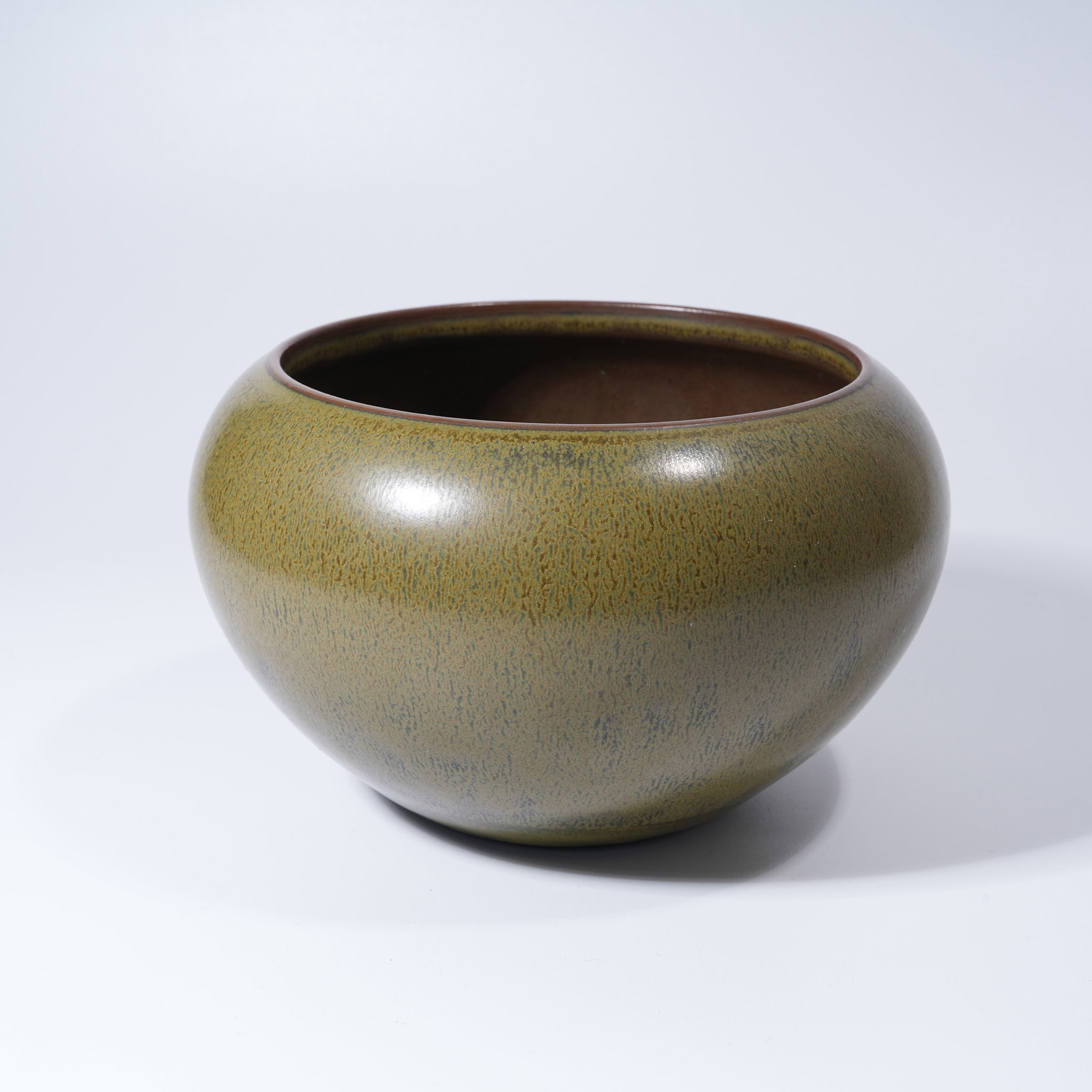 A TEA DUST GLAZE ALMS BOWL-SHAPED WASHER (1 of 9)