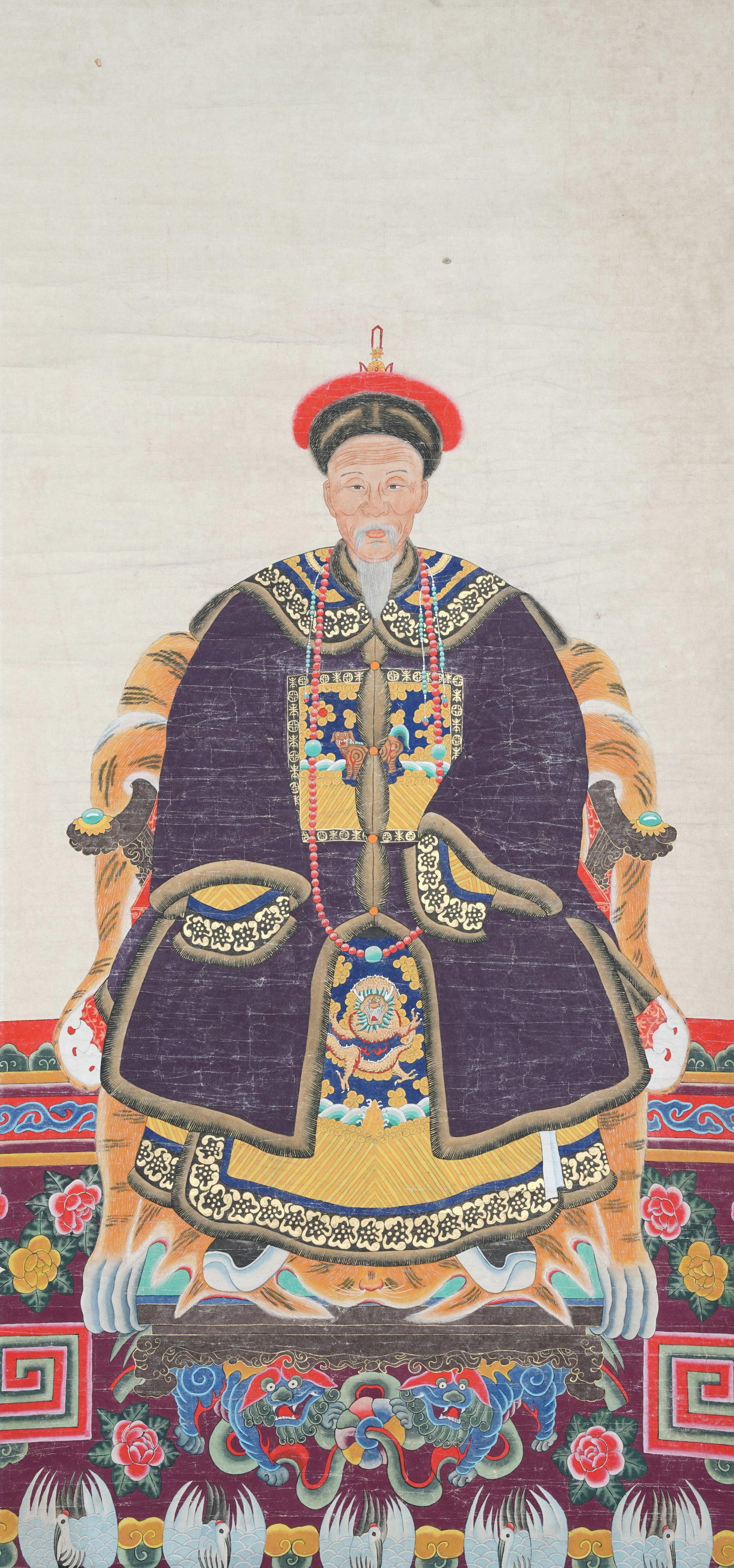 A PORTRAIT OF A PRINCE ON PAPER BY ANONYMOUS. (1 of 8)