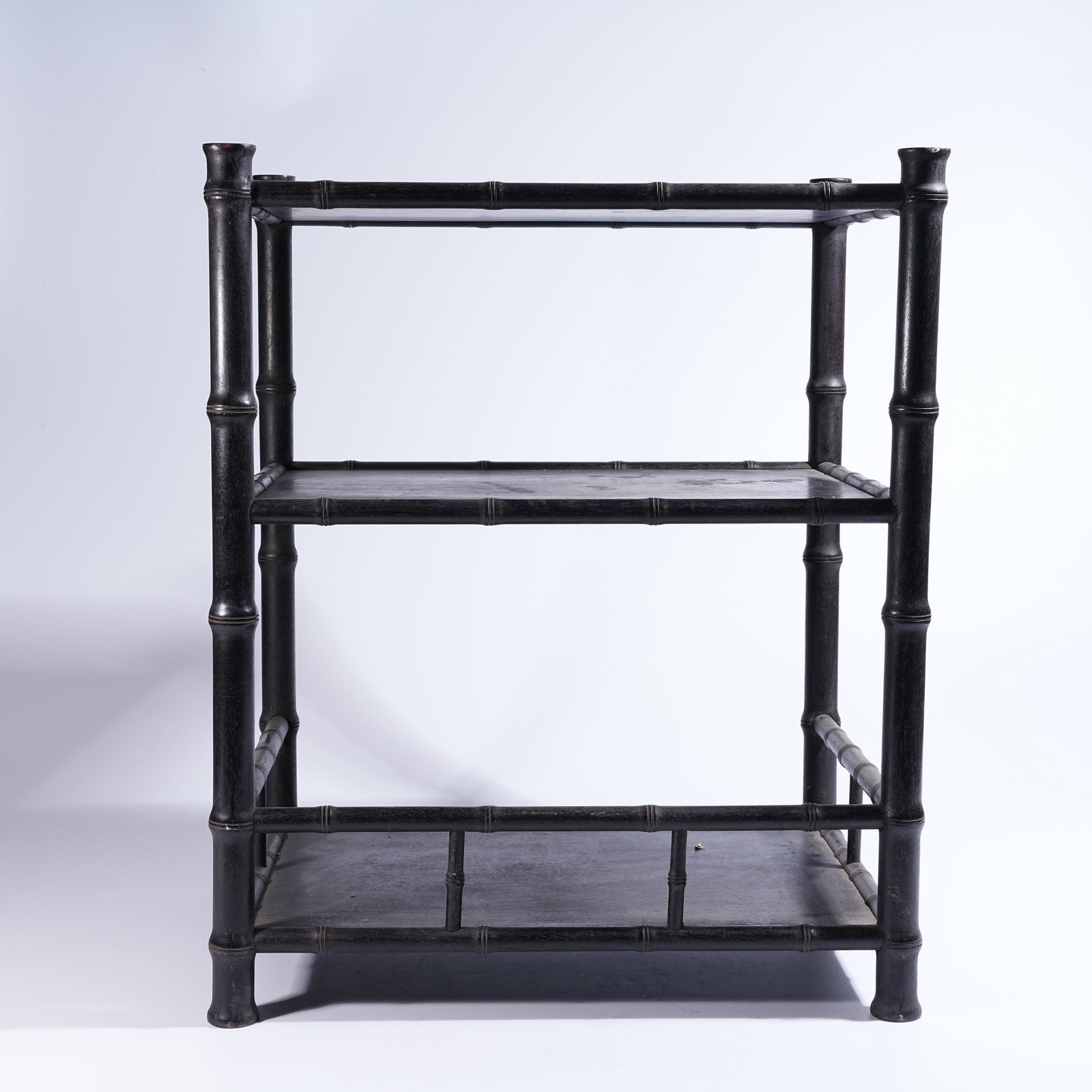 A ZITAN BAMBOO-JOINT FORM STAND (1 of 8)