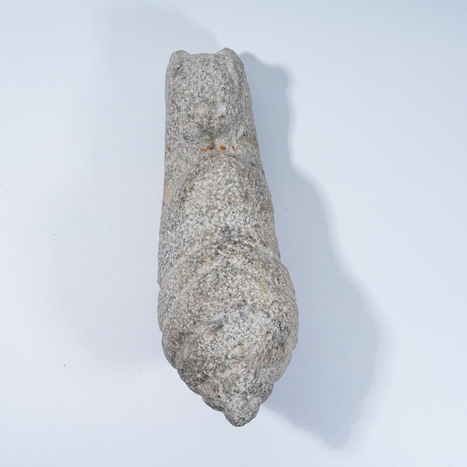 A HONGSHAN CULTURE ARCHAIC JADE CICADA FIGURINE: Hongshan Culture archaic jade cicada figurine