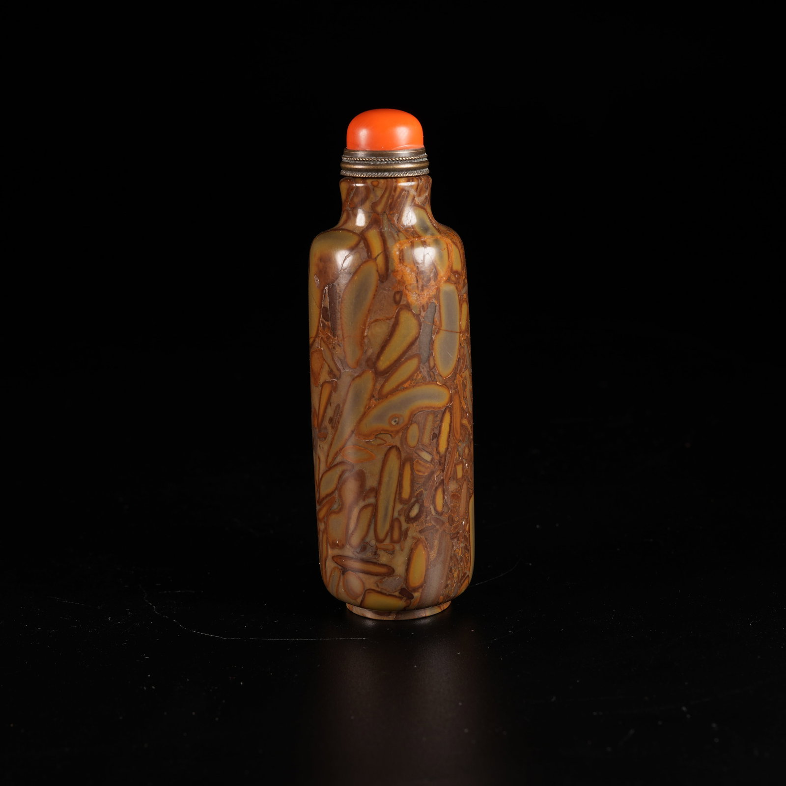A "PATCH STONE" SNUFF BOTTLE - 6
